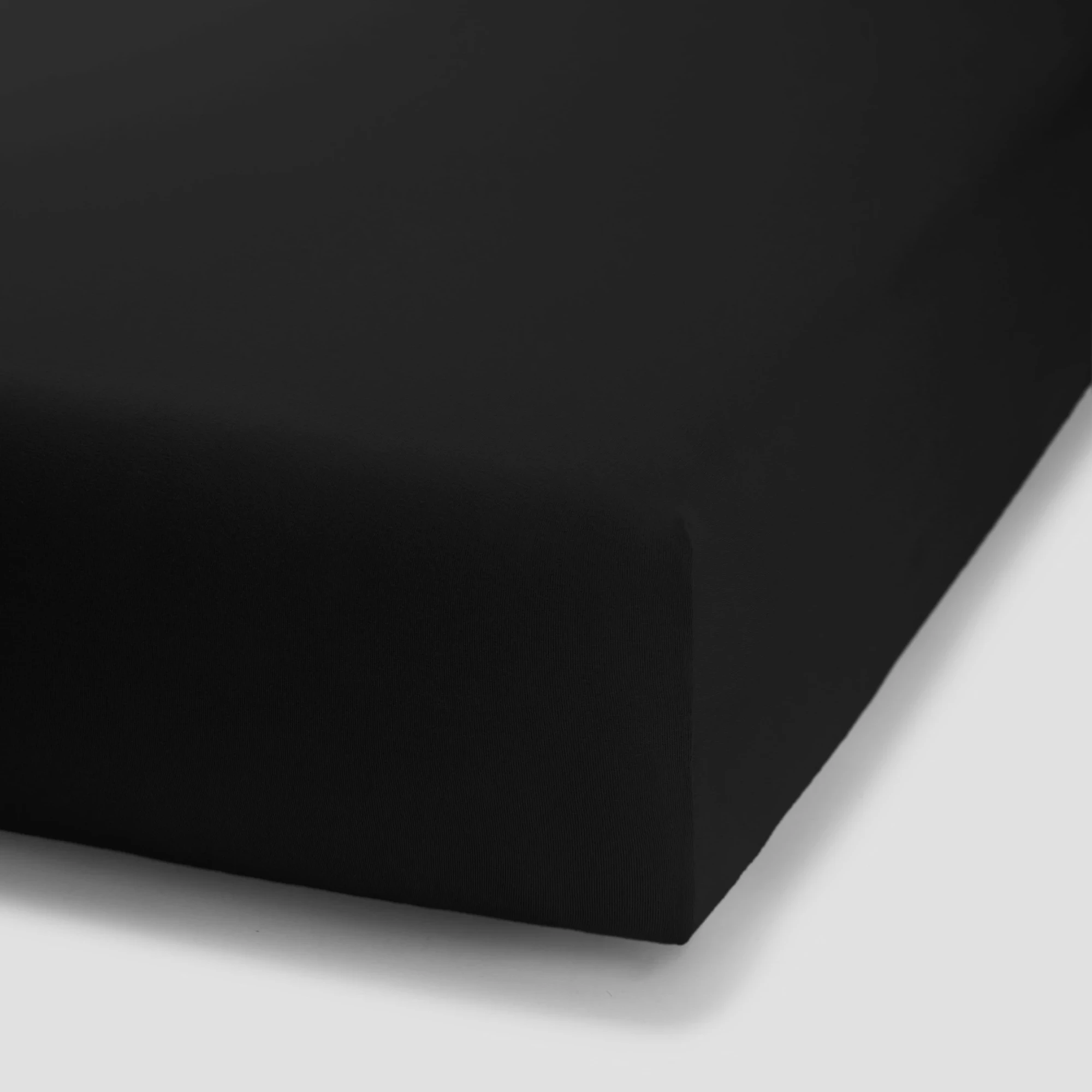 Formesse Spannbettlaken BELLA GRACIA Jersey Schwarz Produktbild Formesse Spannbettlaken BELLA GRACIA Jersey Schwarz