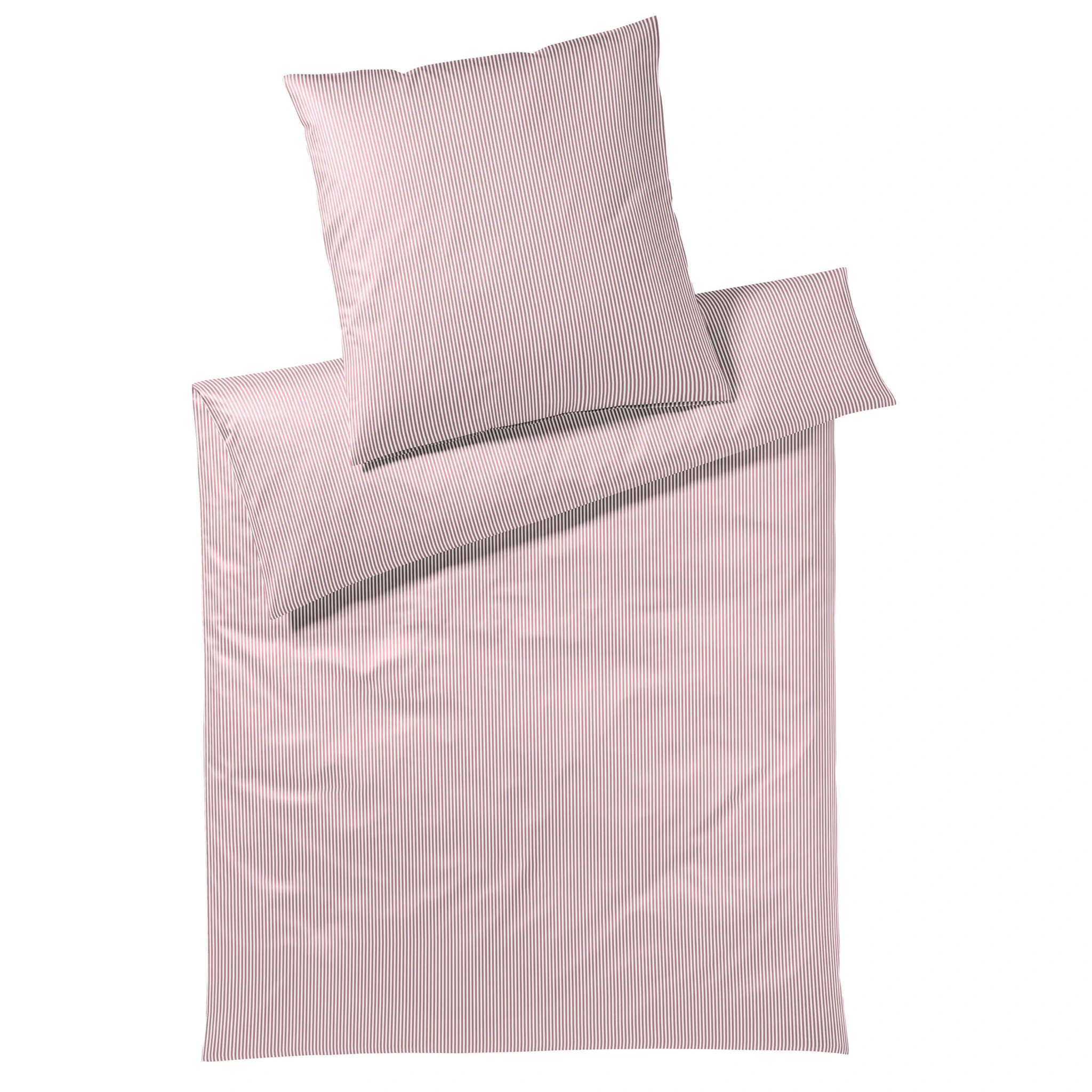 elegante Bettwäsche SISTER STRIPE Jersey Rose