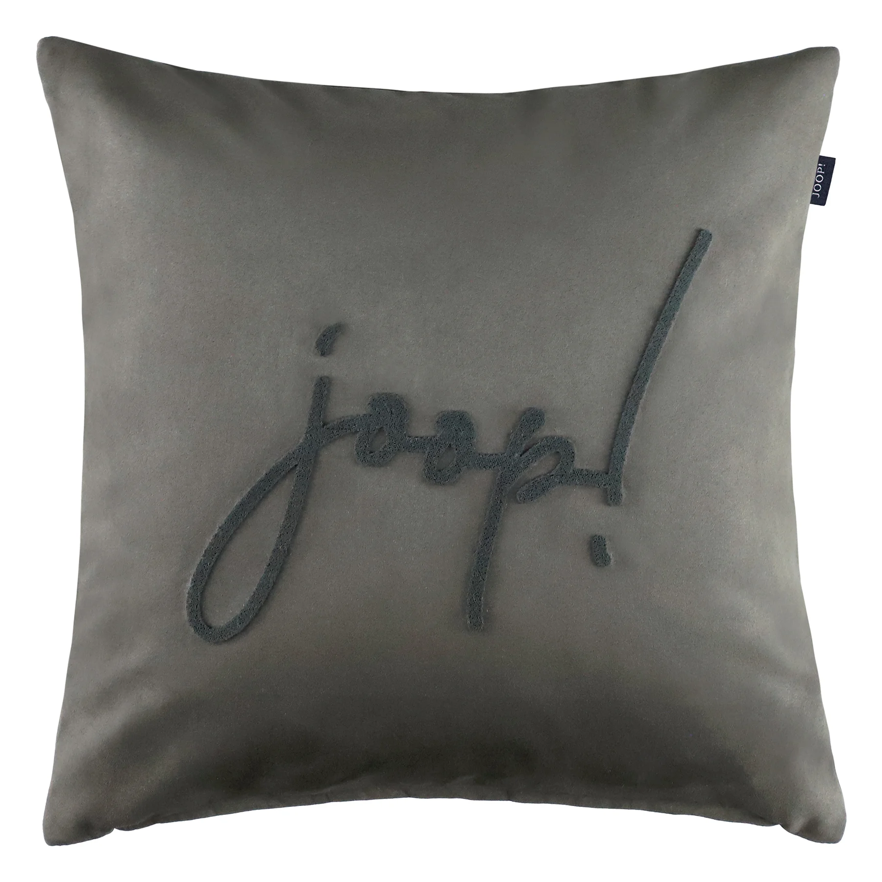 JOOP! Dekokissen LABEL Anthrazit