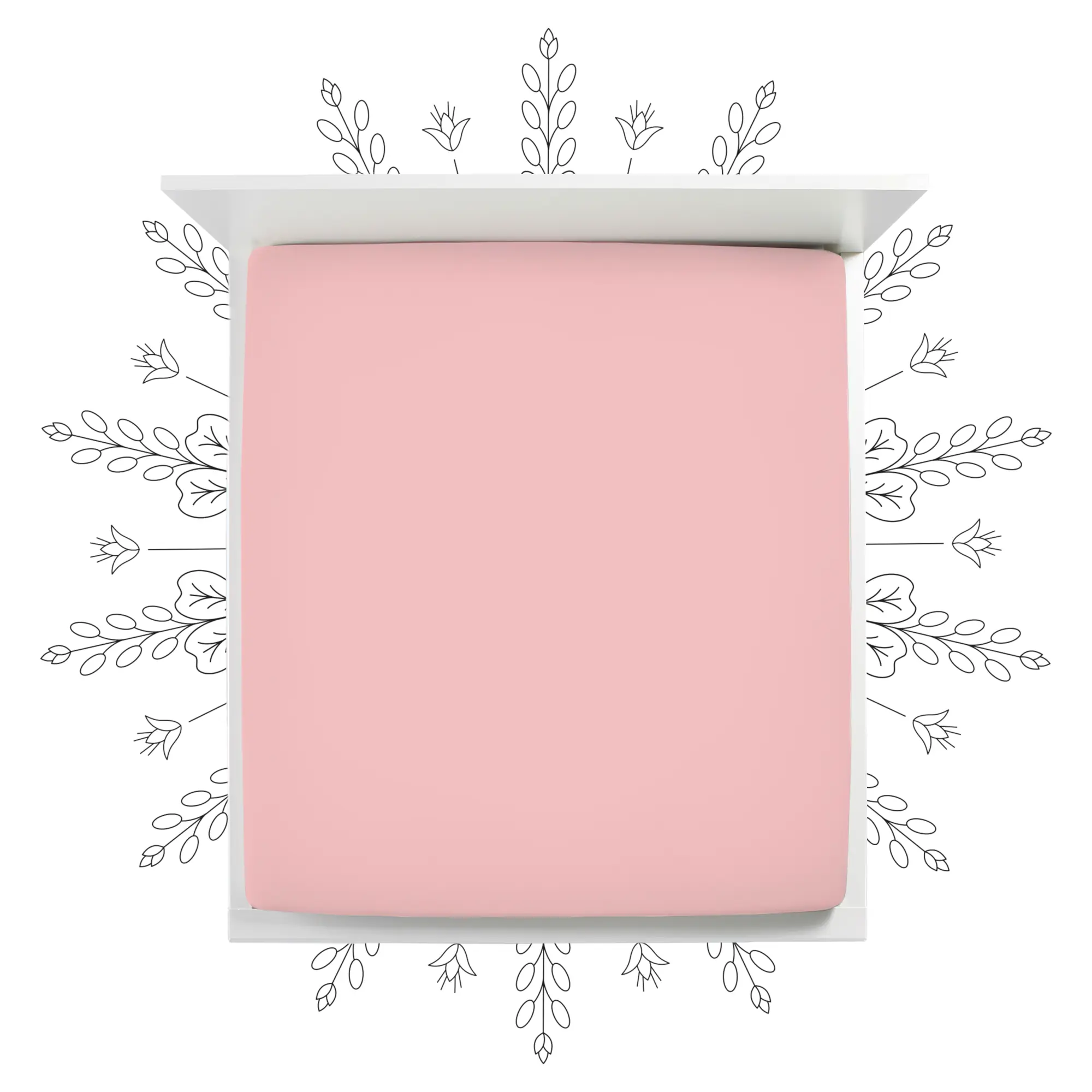 Formesse Spannbettlaken BELLA DONNA PURE Jersey Rose
