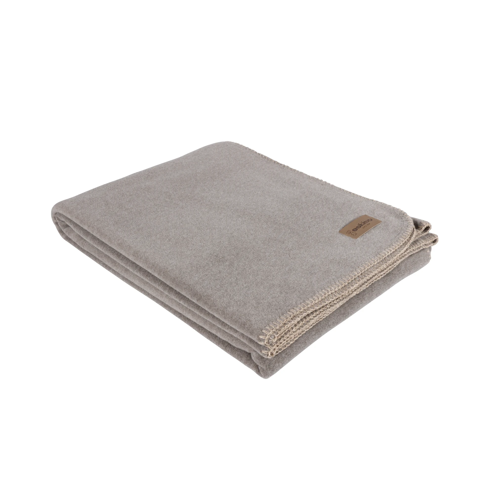 Eskimo Kuscheldecke EDEL VELOURS Sand