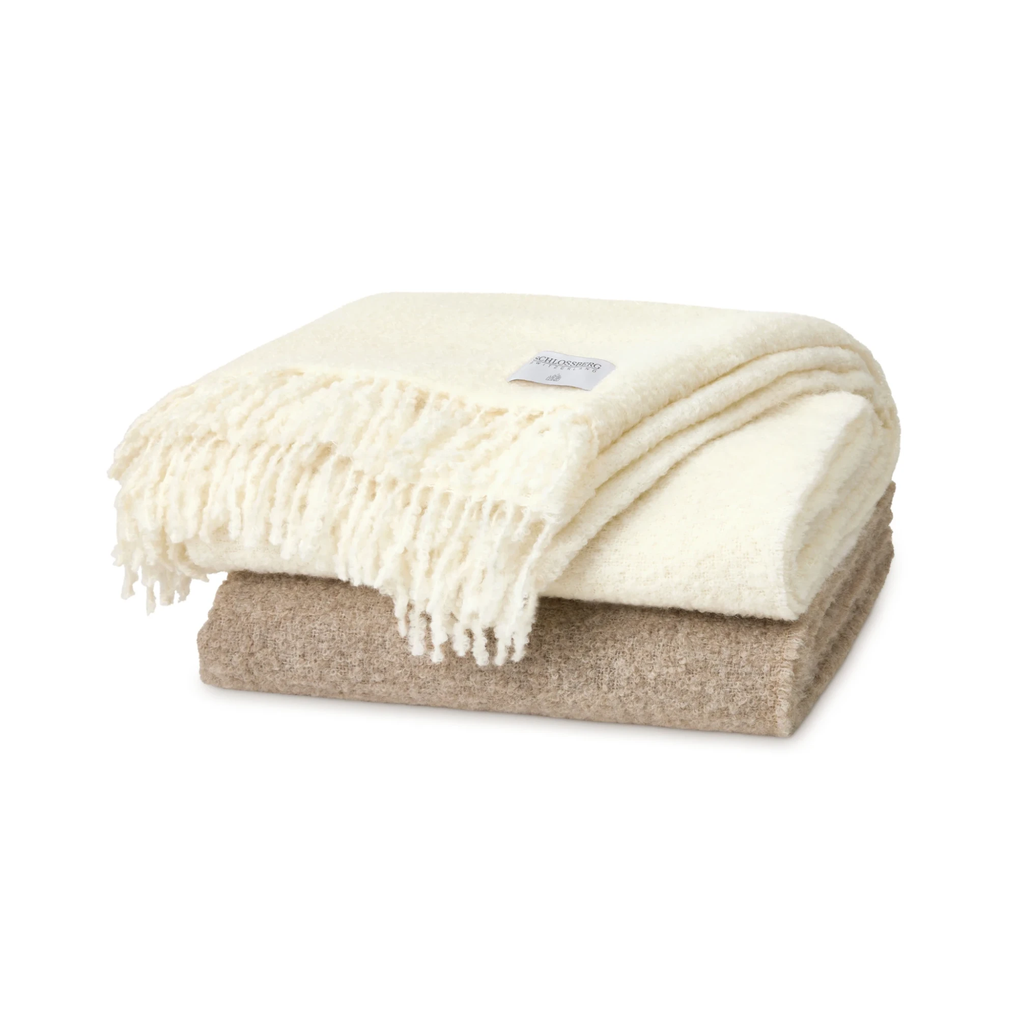 Schlossberg Plaid SORA Alpaka Offwhite 2