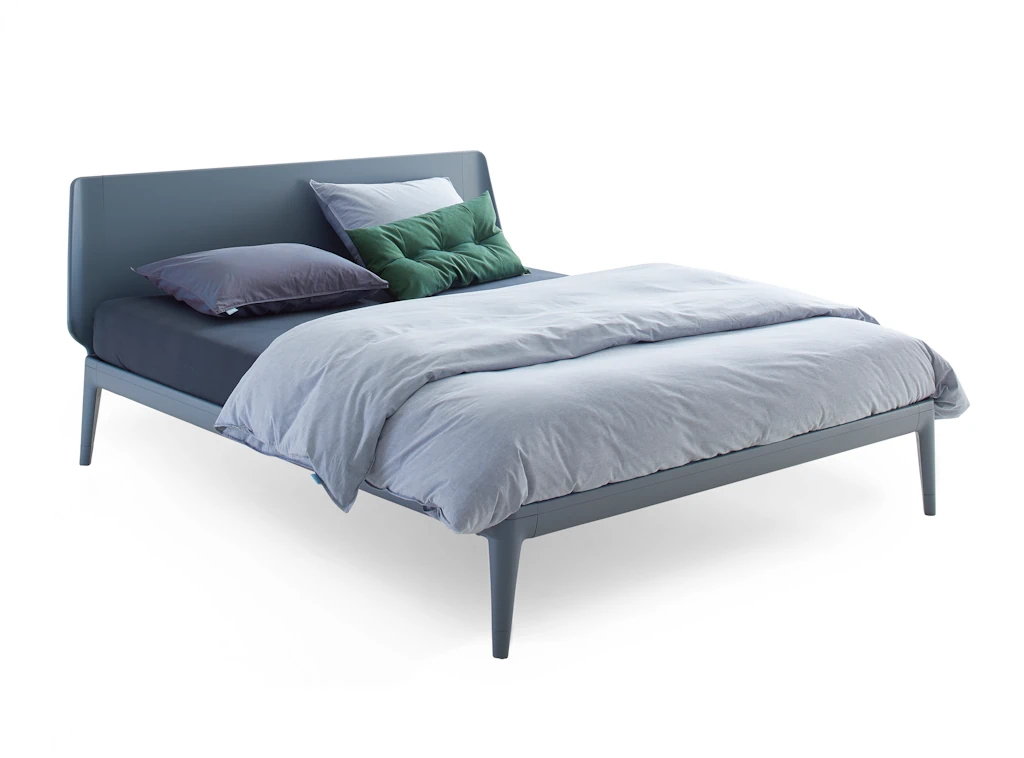 Auping Bett Essential in der Farbe Cool Grey als Freisteller