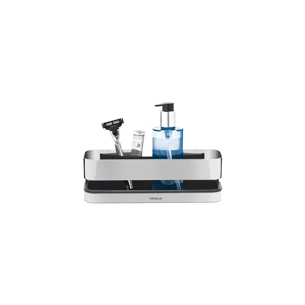 blomus duschkorb nexio edelstahl poliert klein 68955 detail