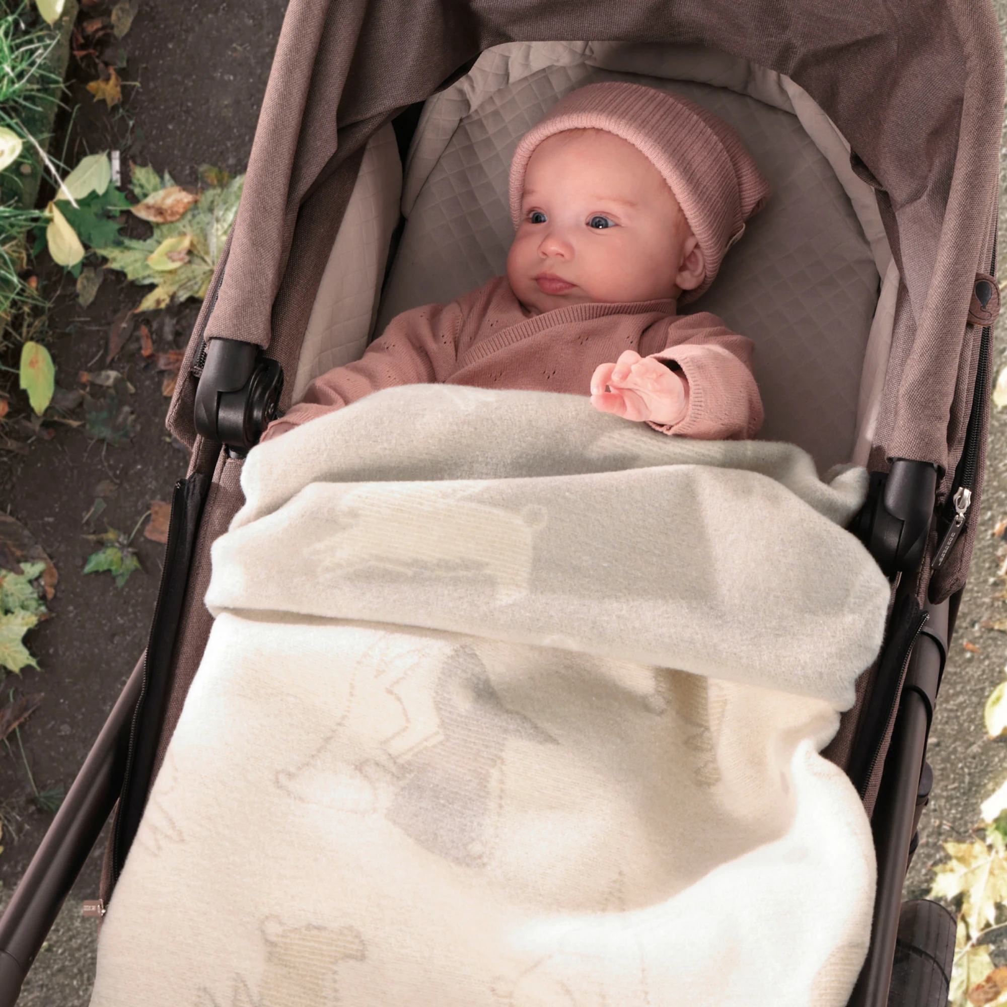 biederlack kinder kuscheldecke little rabbits ambiente