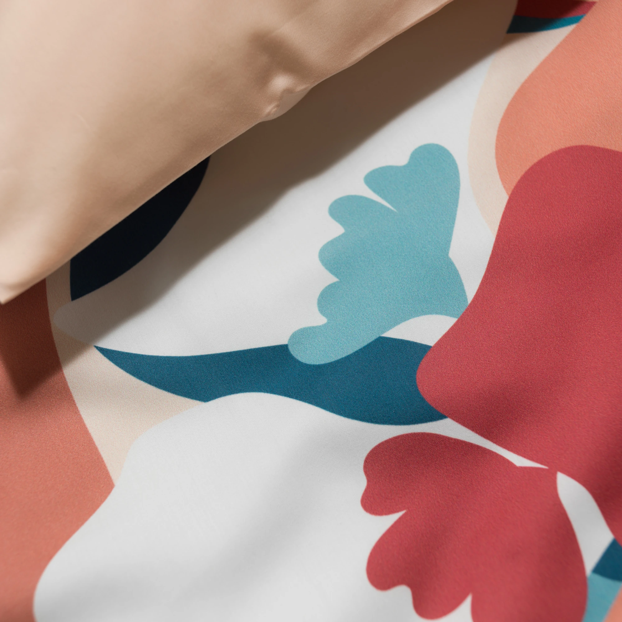 graser bettwaesche botanic satin atlantis rubin detail 2