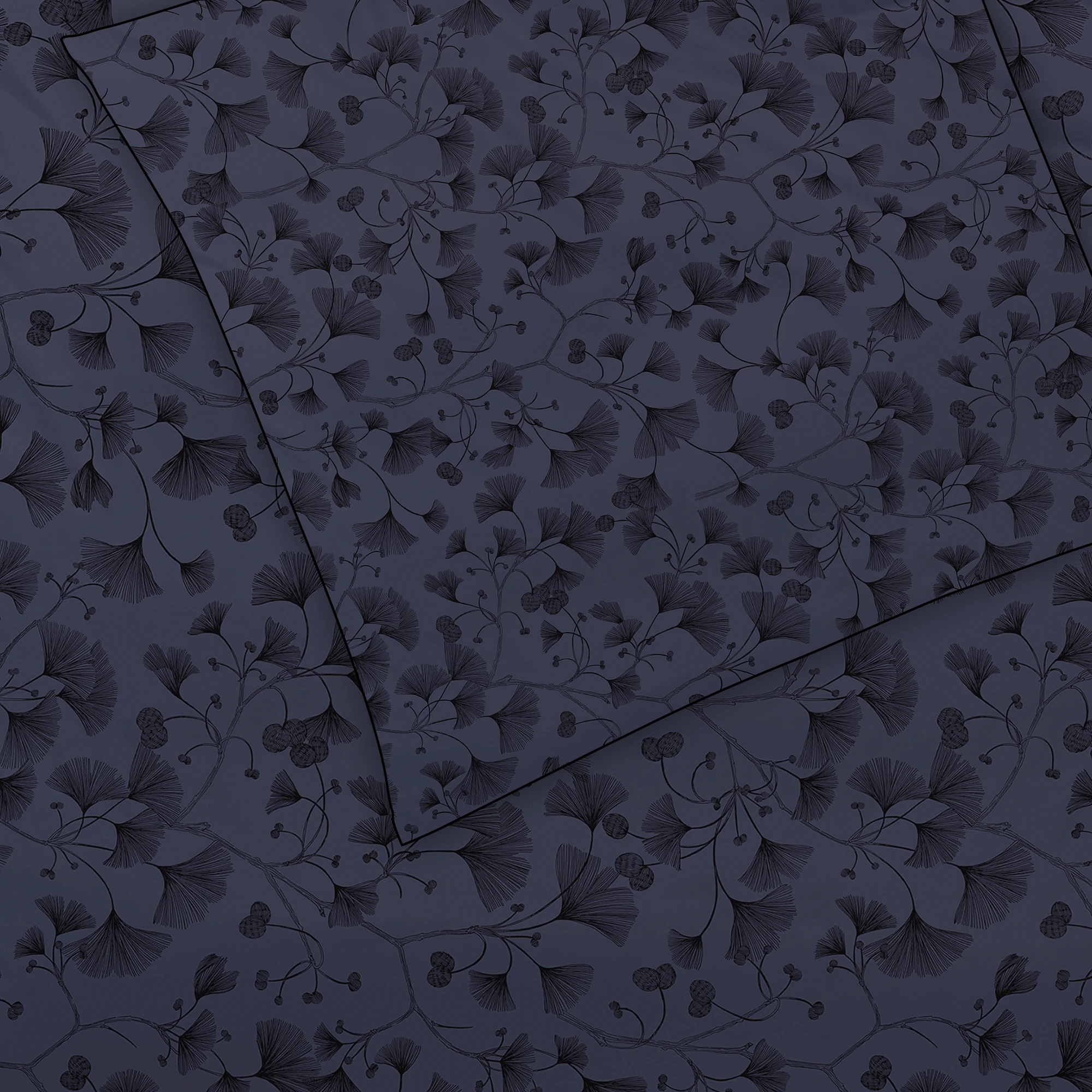 Curt Bauer Bettwäsche AIKO Damast Nachtblau Produktbild Curt Bauer Bettwäsche AIKO Damast Nachtblau