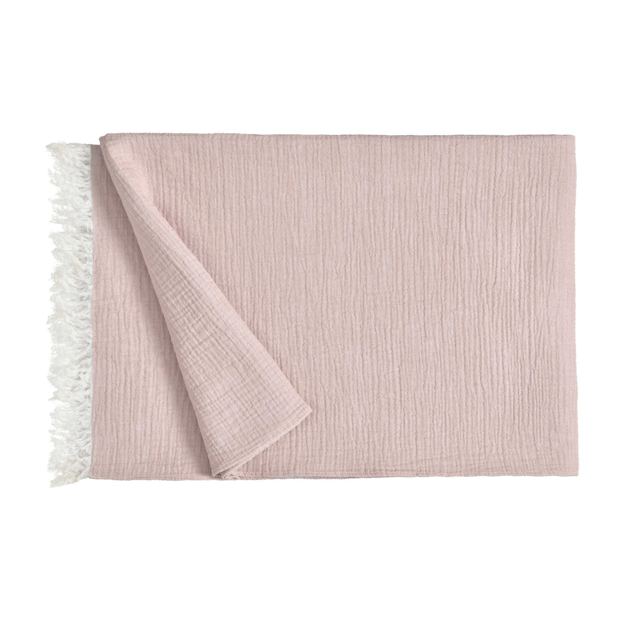 Fischbacher 1819 Plaid LAGO Baumwolle Rosa Produktbild Fischbacher 1819 Plaid LAGO Baumwolle Rosa