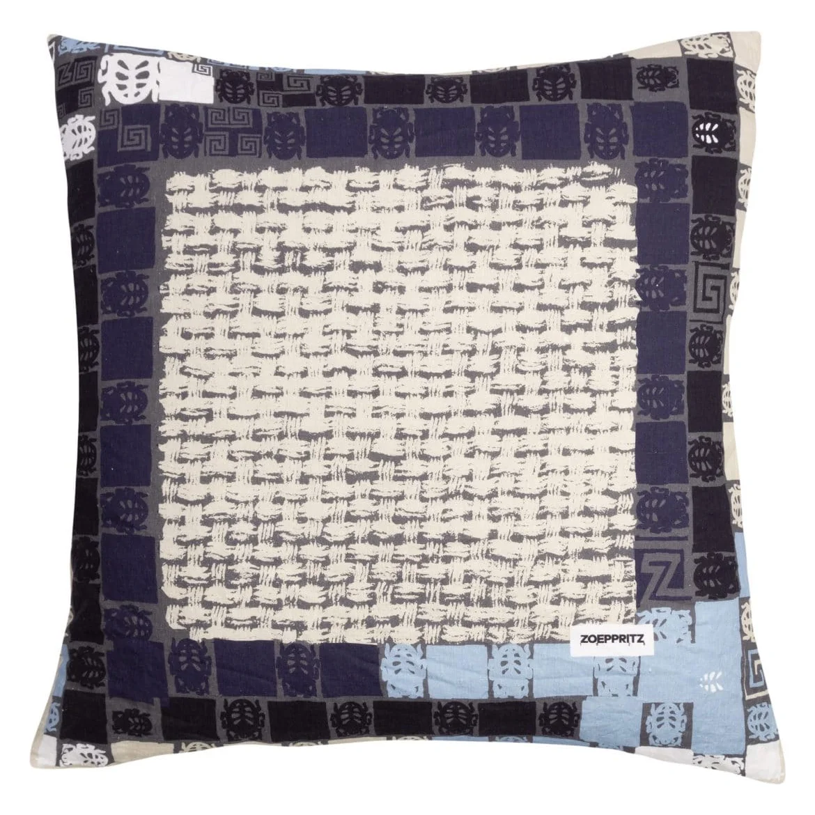 Zoeppritz Decorative Cushion STAY BASKET Linen Water product picture Zoeppritz Decorative Cushion STAY BASKET Linen Water