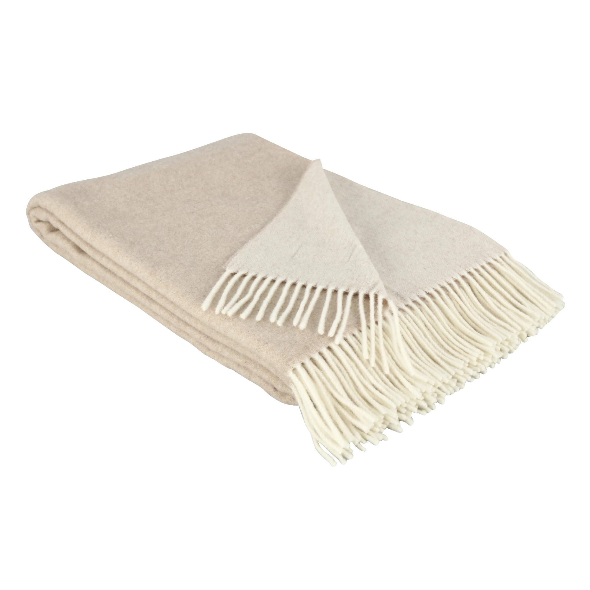 Eskimo Plaid VERONA Merinowolle Beige