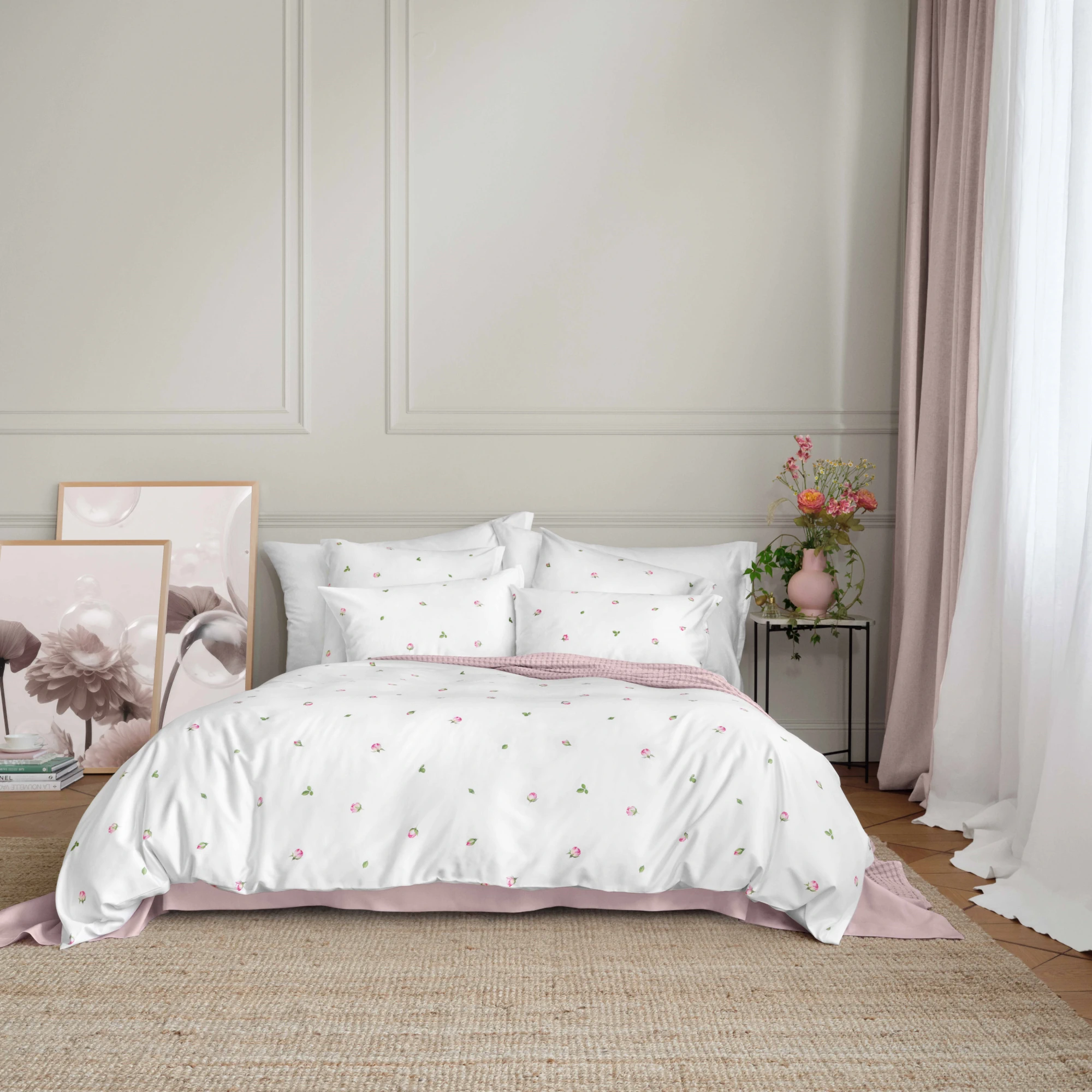 schlossberg bettwaesche jeunesse satin blanc ambiente 2 produktbild schlossberg bettwaesche jeunesse satin blanc ambiente 2