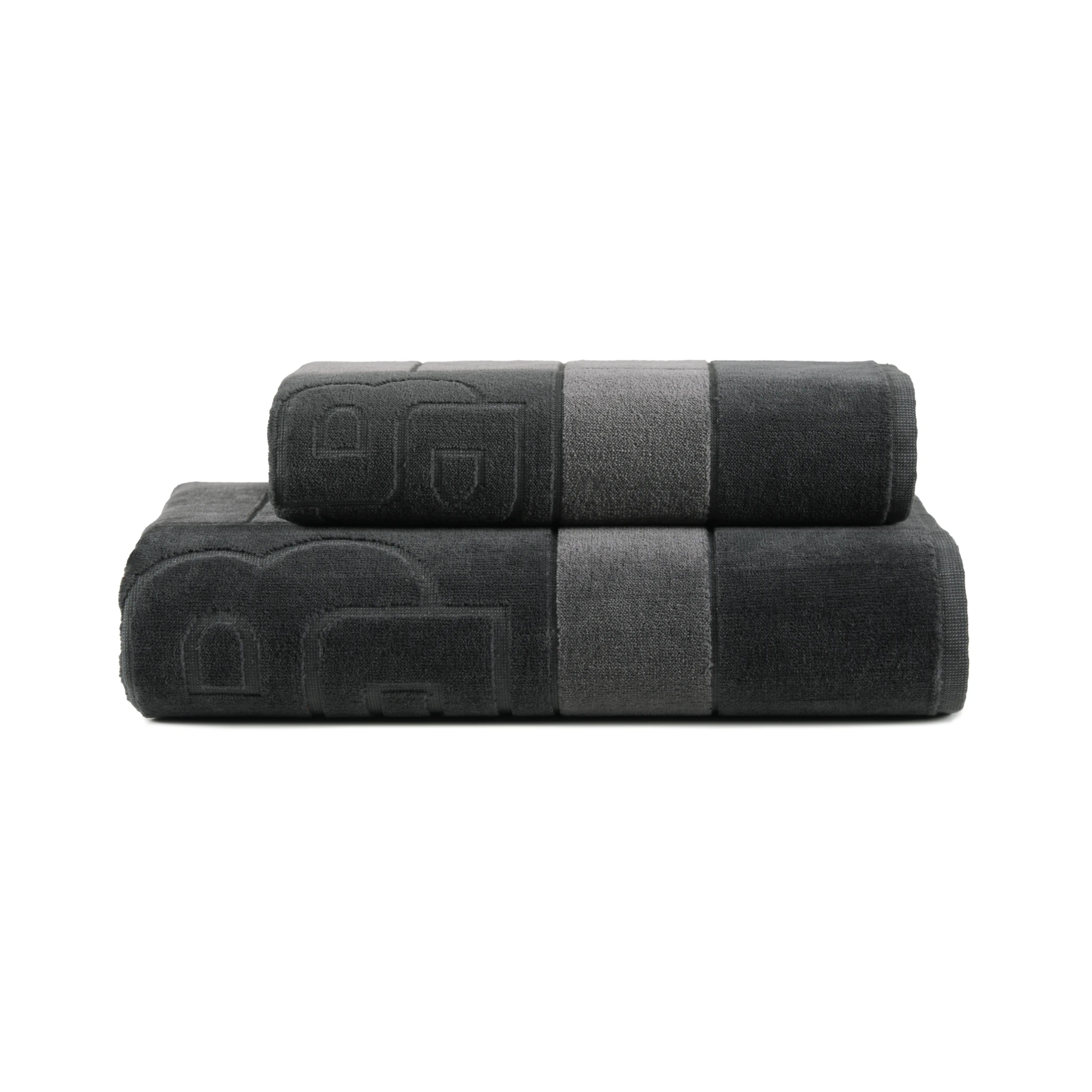 Hugo Boss Handtücher DOUBLE B Charcoal