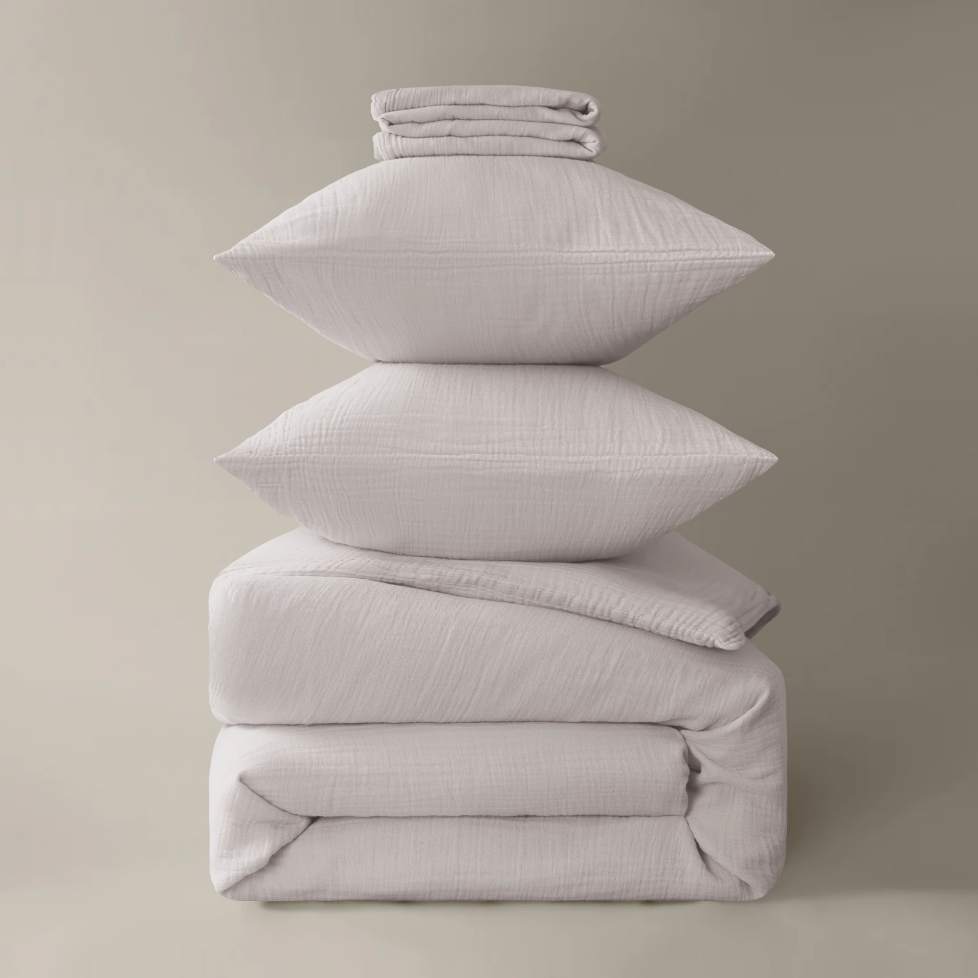 ◾Royfort Bettwäsche MUSSELIN Cremeweiß Produktbild ◾Royfort Bettwäsche MUSSELIN Cremeweiß