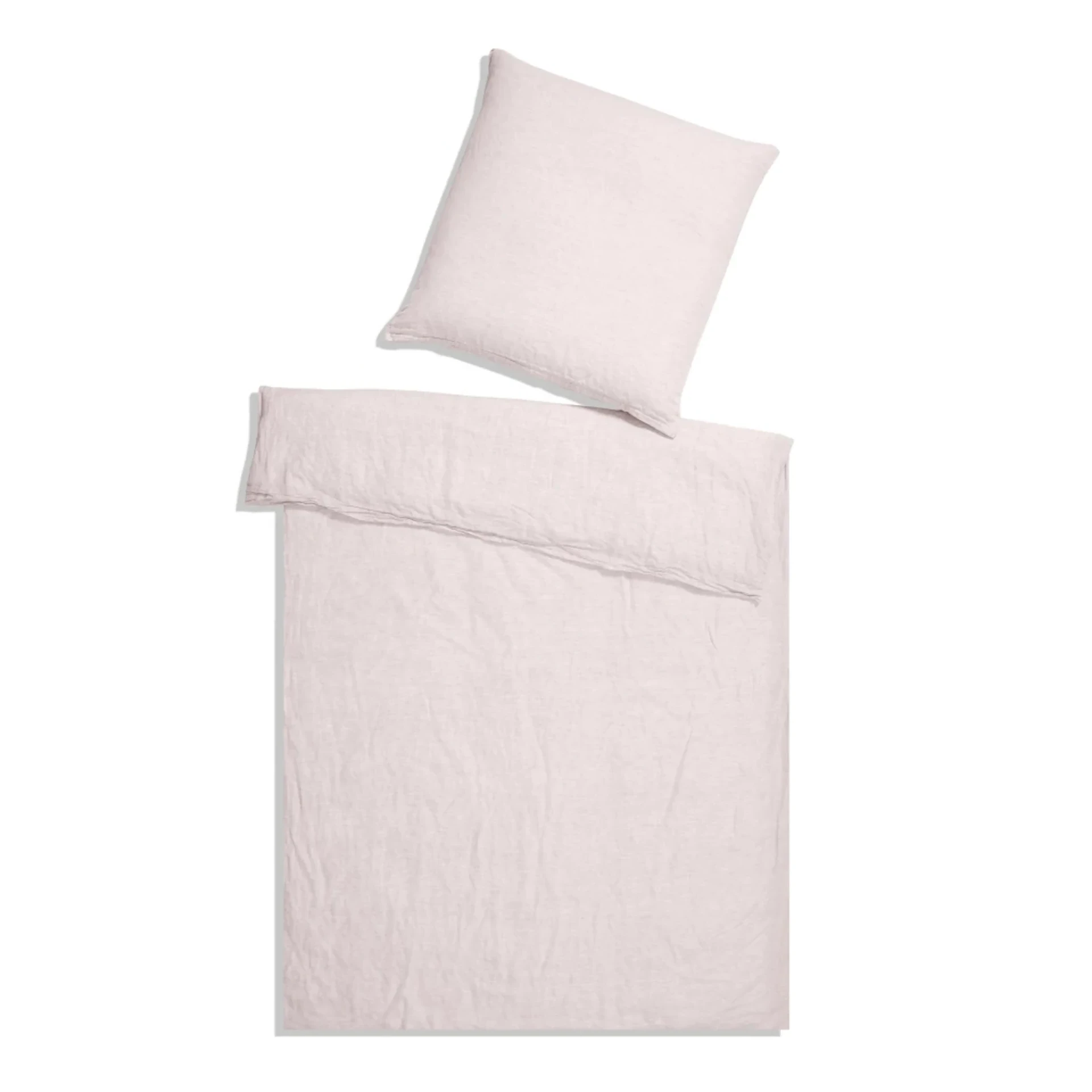elegante Kinderbettwäsche BREEZEE Halbleinen Rose