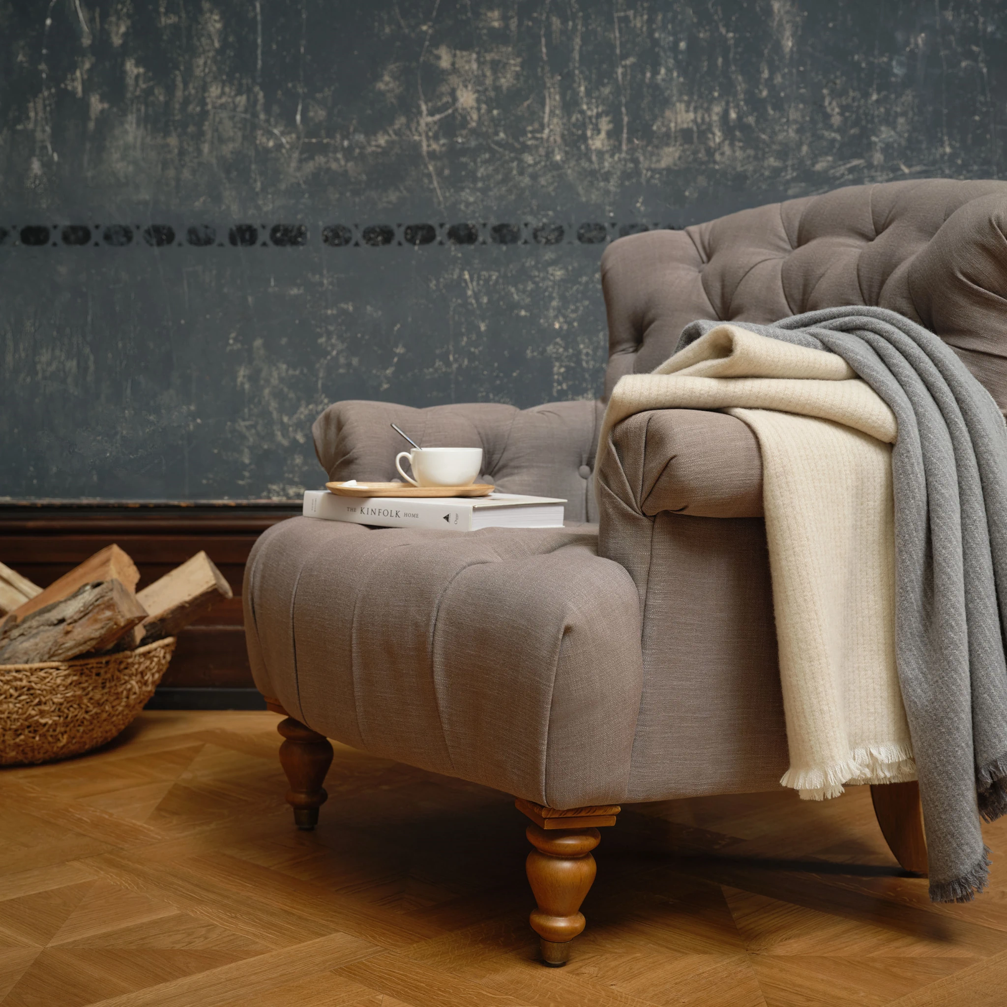 Schlossberg Plaid ELIAS Wolle Beige Produkt 2 Schlossberg Plaid ELIAS Wolle Beige 2