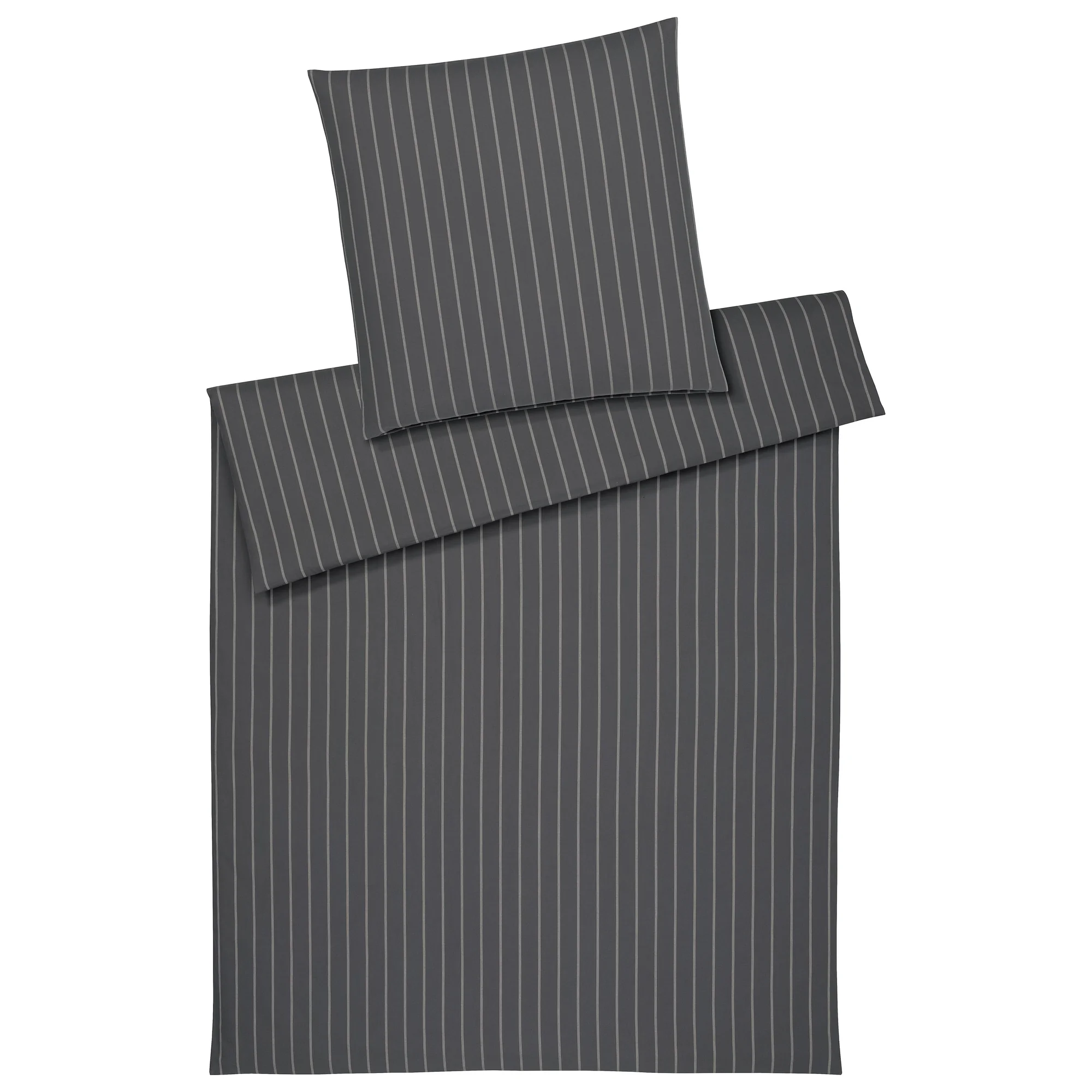 elegante Bettwäsche WINSTON Flanell Anthra