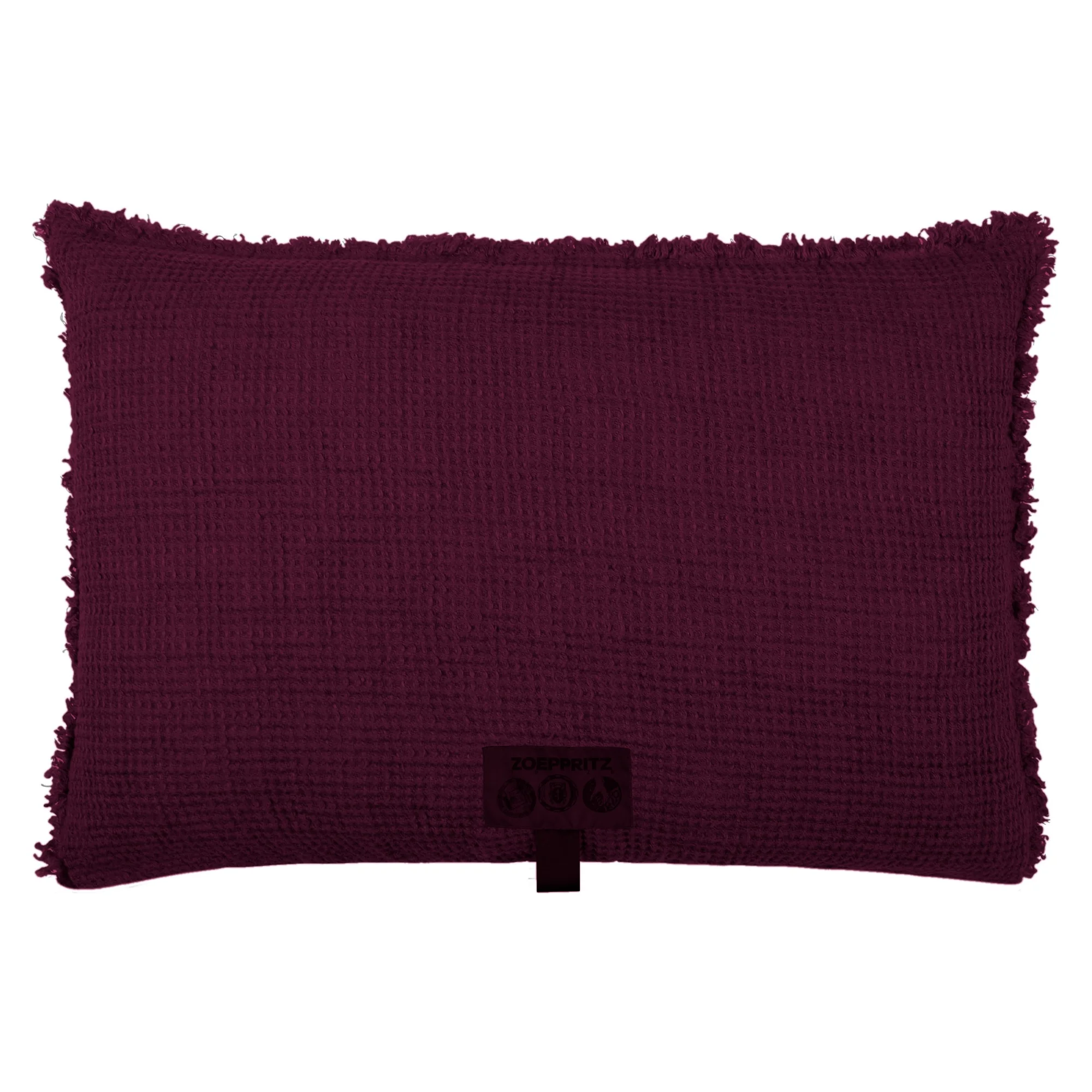 Zoeppritz Decorative Cushion HONEYBEE Linen Oxblood