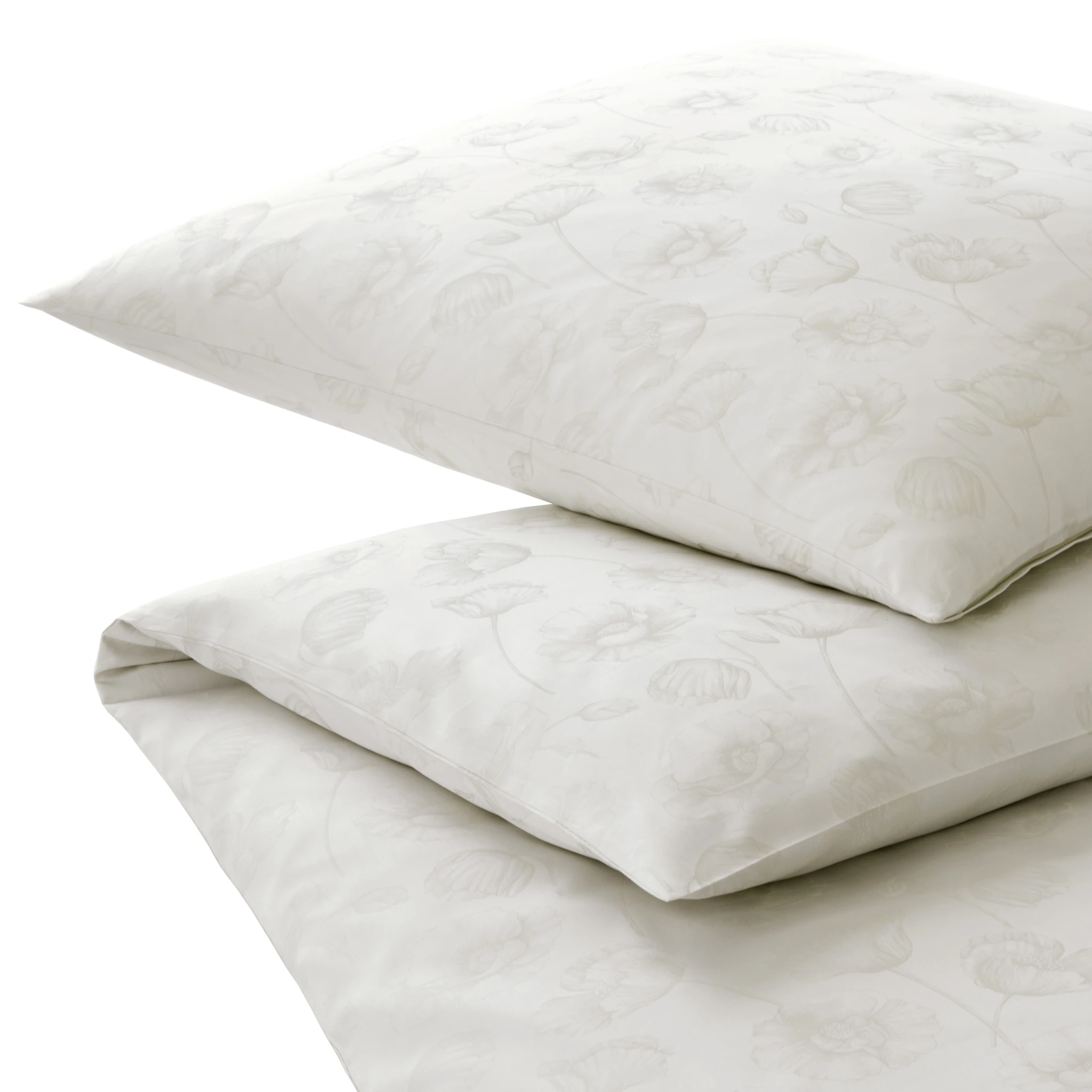 elegante Bettwäsche POPPY Jacquard Natur Produktbild elegante Bettwäsche POPPY Jacquard Natur