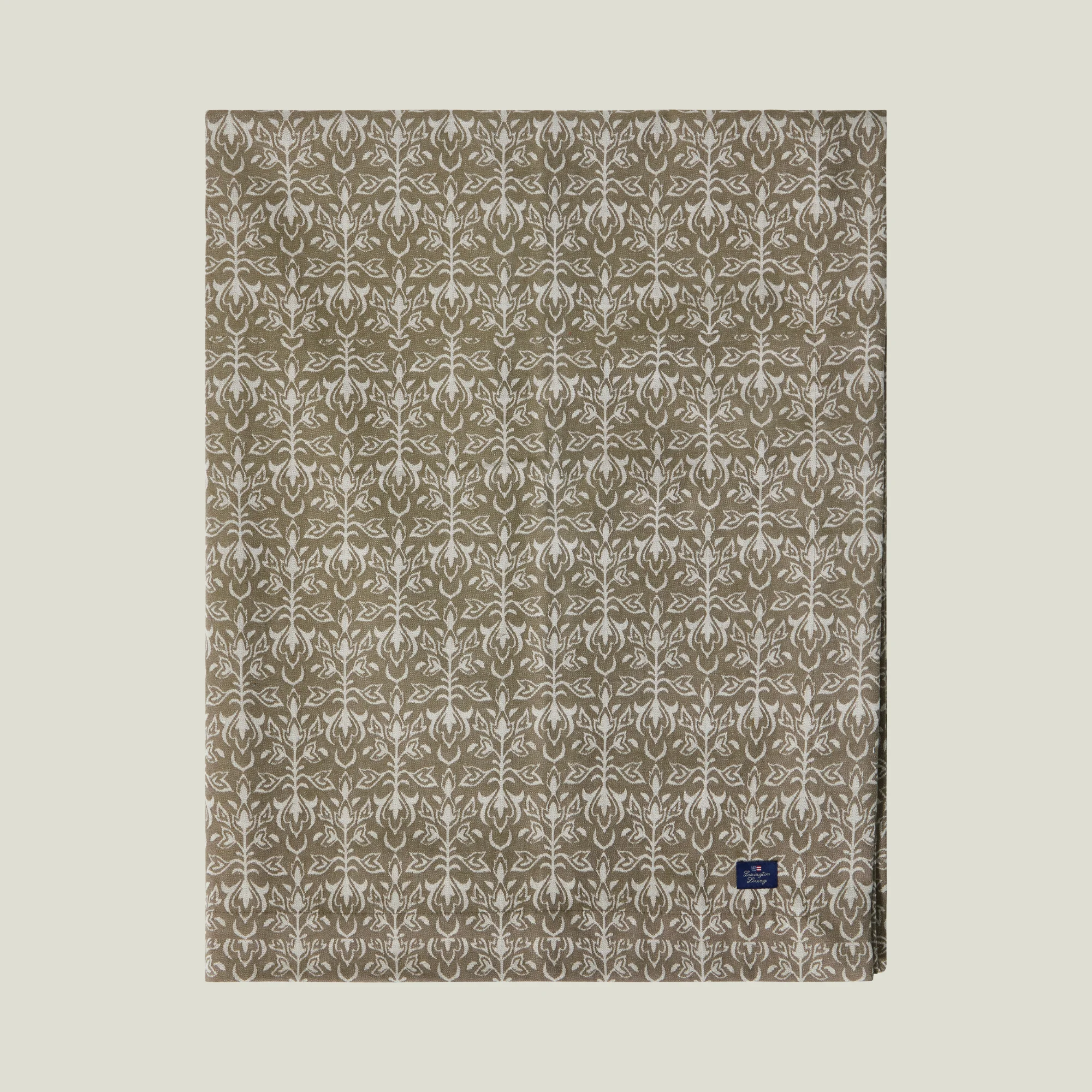 Lexington Tischwäsche ORNAMENT Jacquard Beige-Oliv