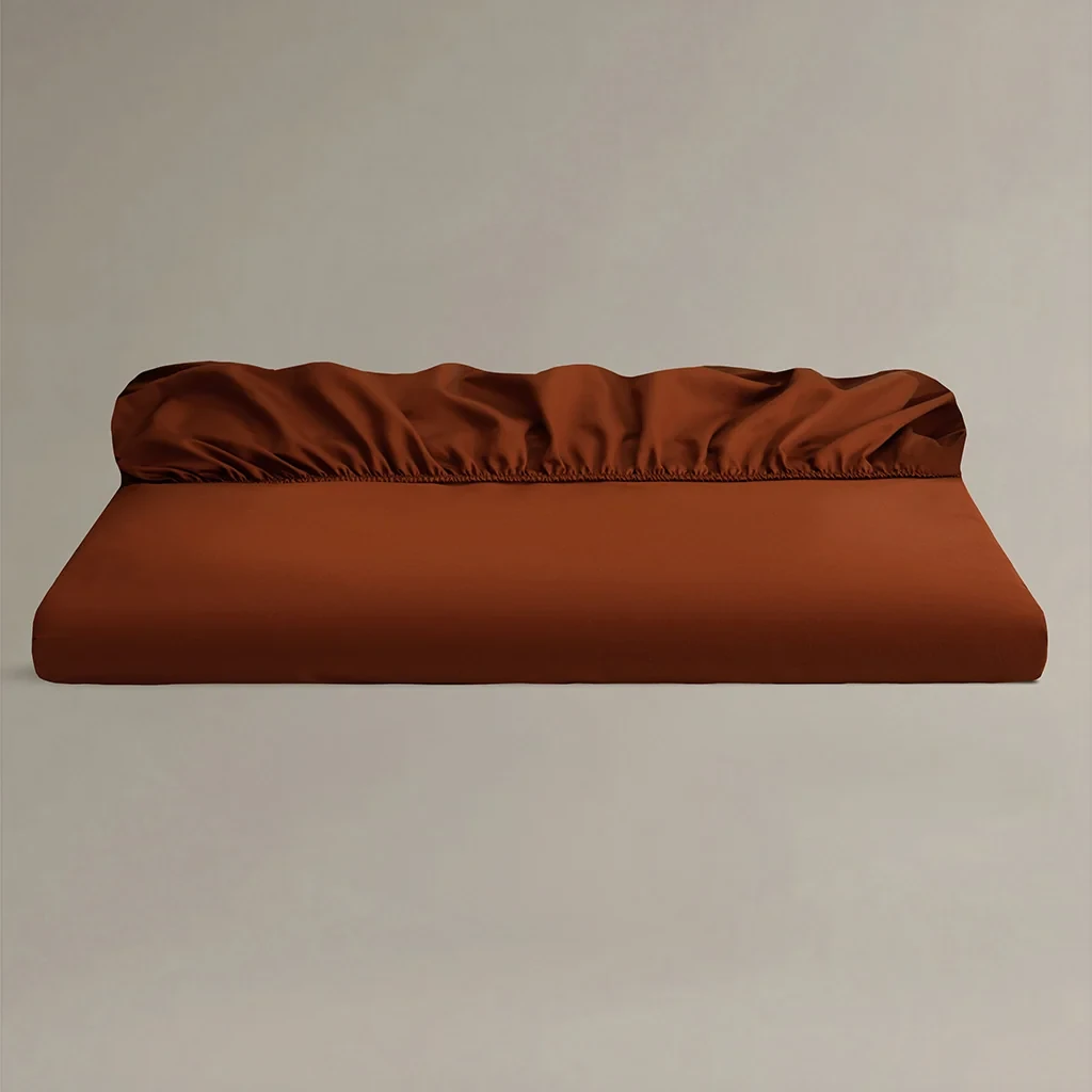 Royfort Spannbettlaken SATIN Cacao Produktbild Royfort Spannbettlaken SATIN Cacao