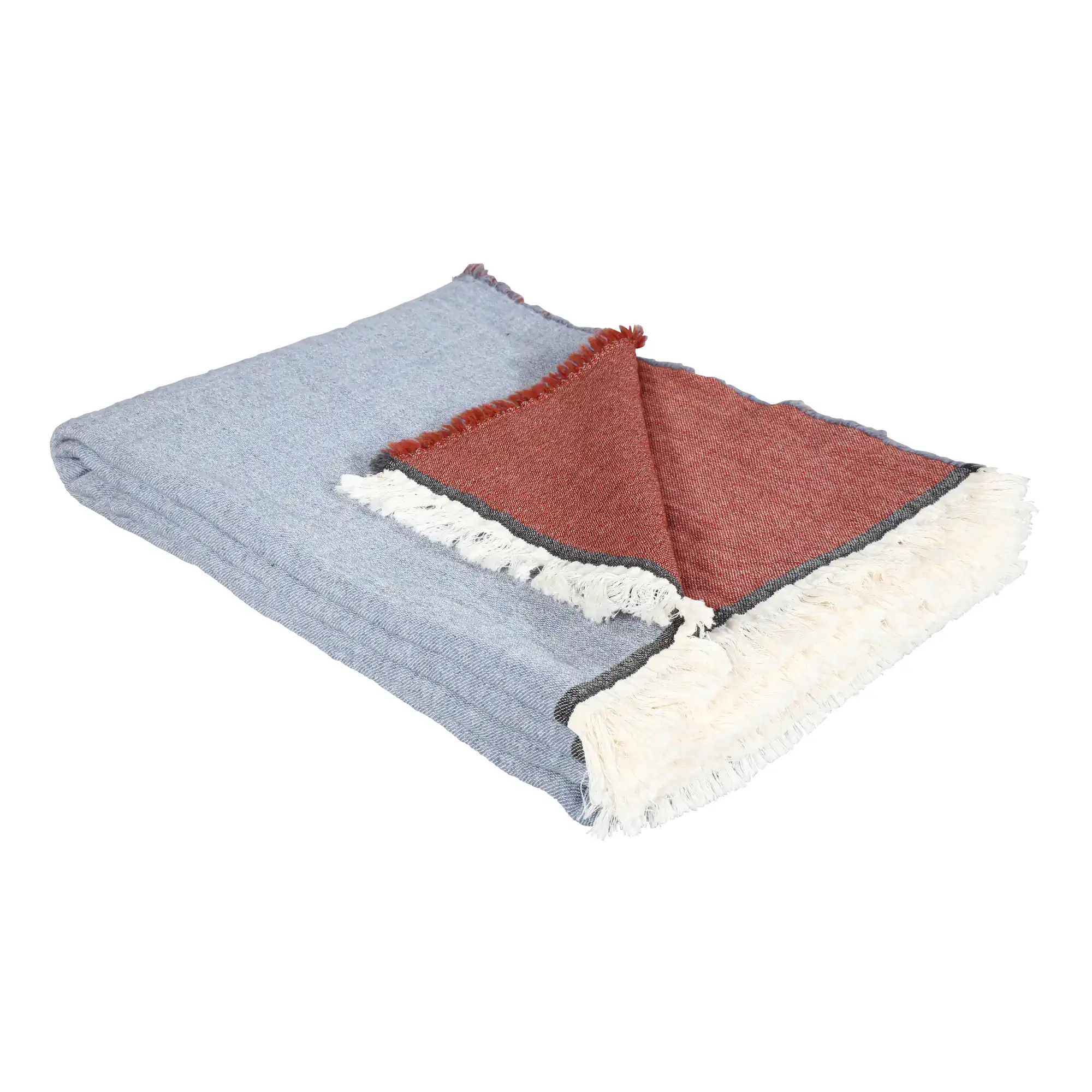 Eskimo Plaid LILY Wolle Jeans-Rost Produktbild Eskimo Plaid LILY Wolle Jeans-Rost