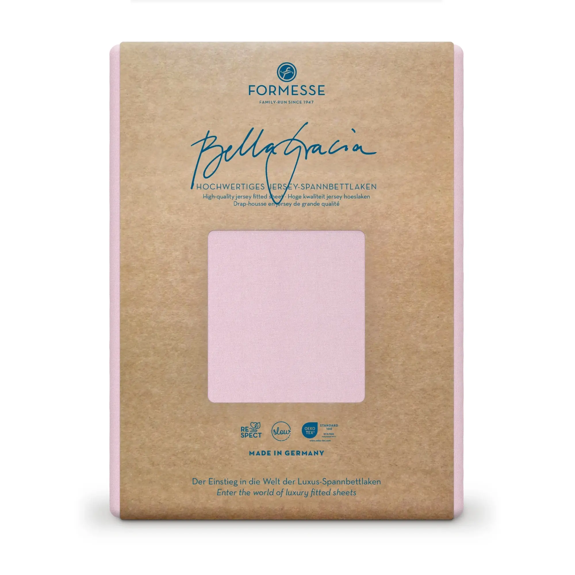 Formesse Spannbettlaken BELLA GRACIA Jersey Rosé