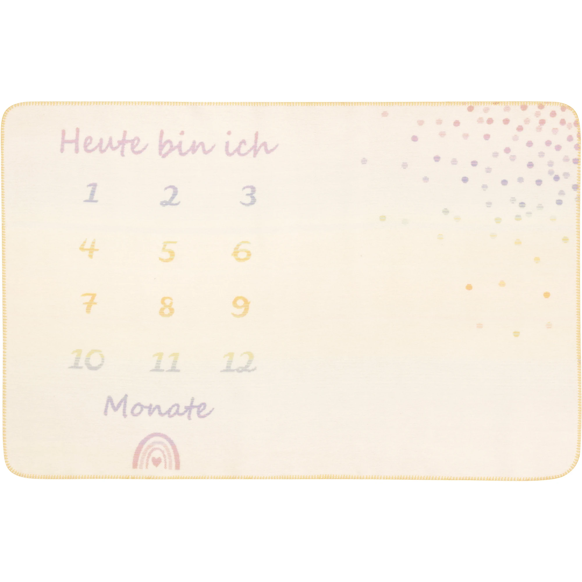 Biederlack Kinder Kuscheldecke MILESTONE Produktbild Biederlack Kinder Kuscheldecke MILESTONE