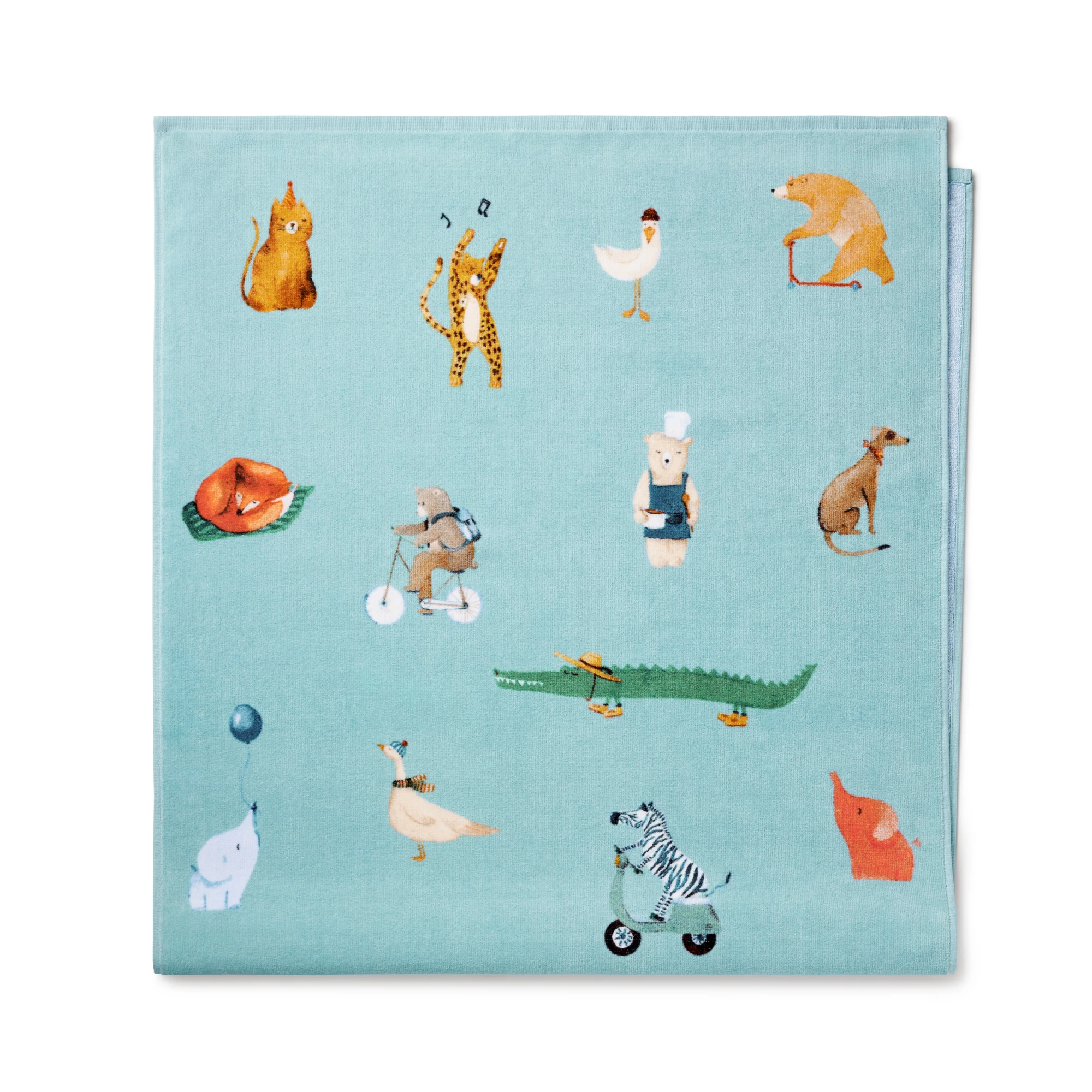 Schlossberg Kinderhandtuch PARTY LEO Vert Produkt Schlossberg Kinderhandtuch PARTY LEO Vert