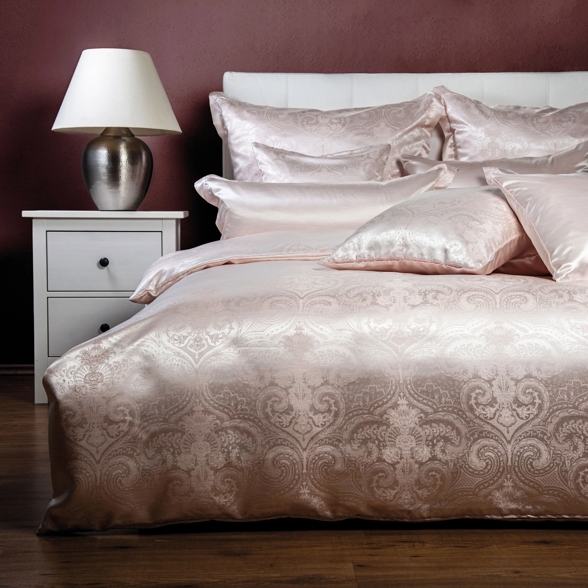 Seidenweber Bettlaken ELA Seide Delicate Rose Produktbild Seidenweber Bettlaken ELA Seide Delicate Rose