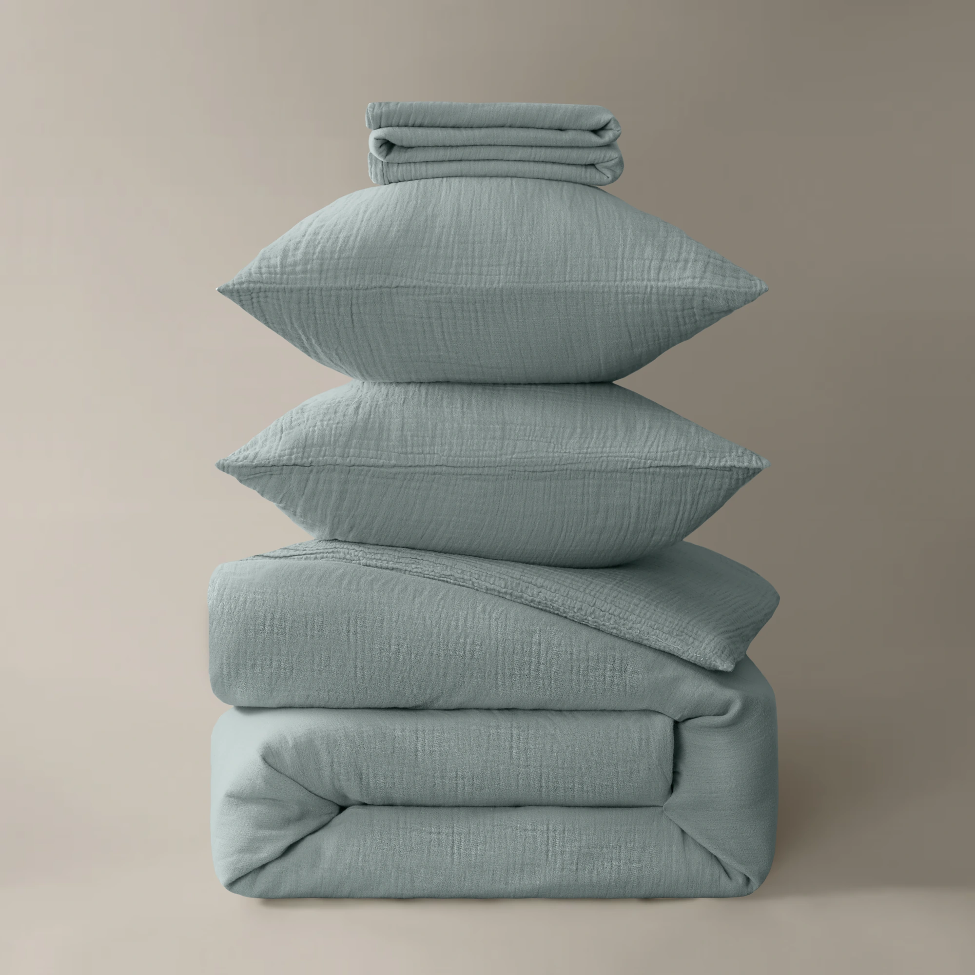 Royfort Bettwäsche MUSSELIN Sanftgrün Produktbild Royfort Bettwäsche MUSSELIN Sanftgrün