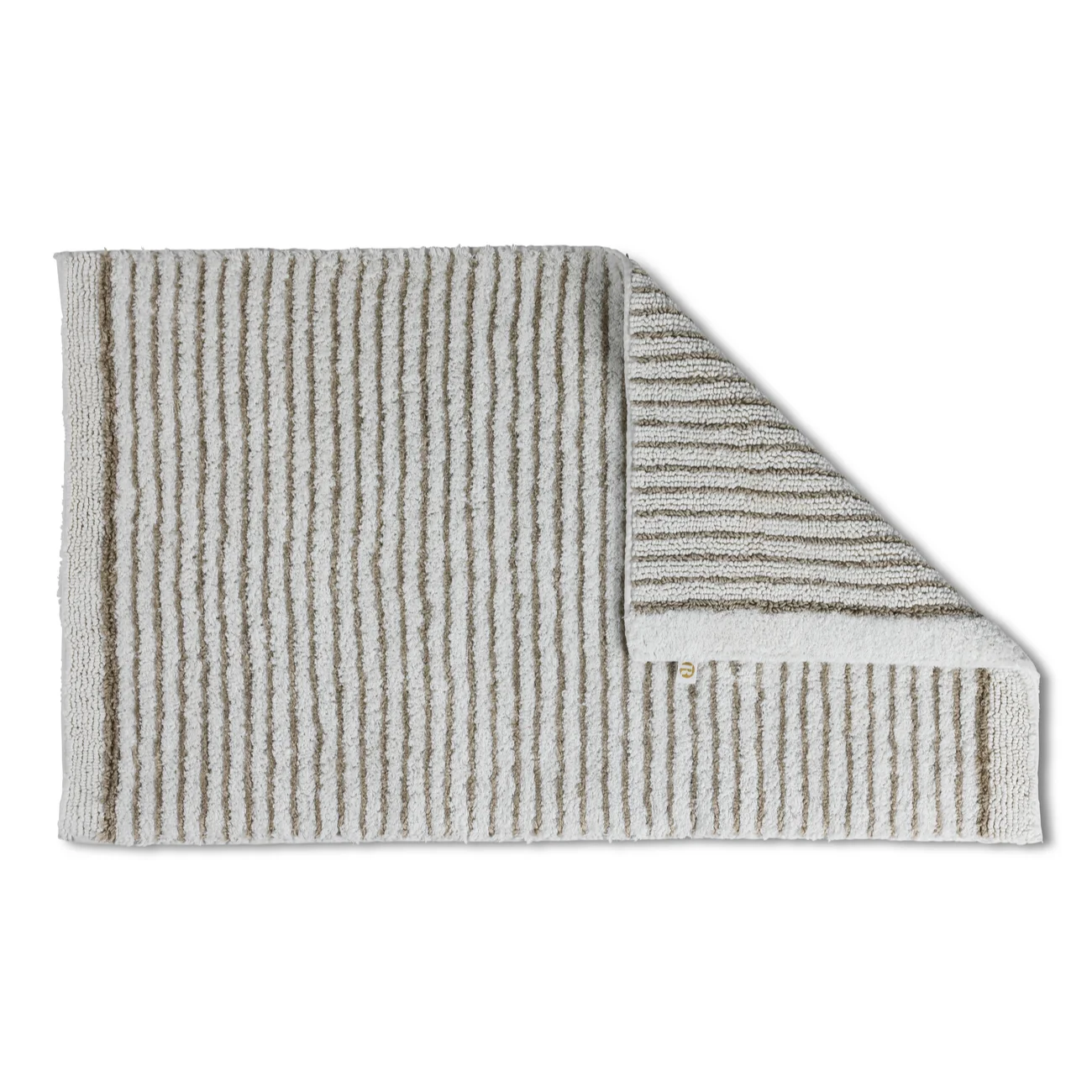 Rhomtuft Badteppich LIN Weiß-Natur