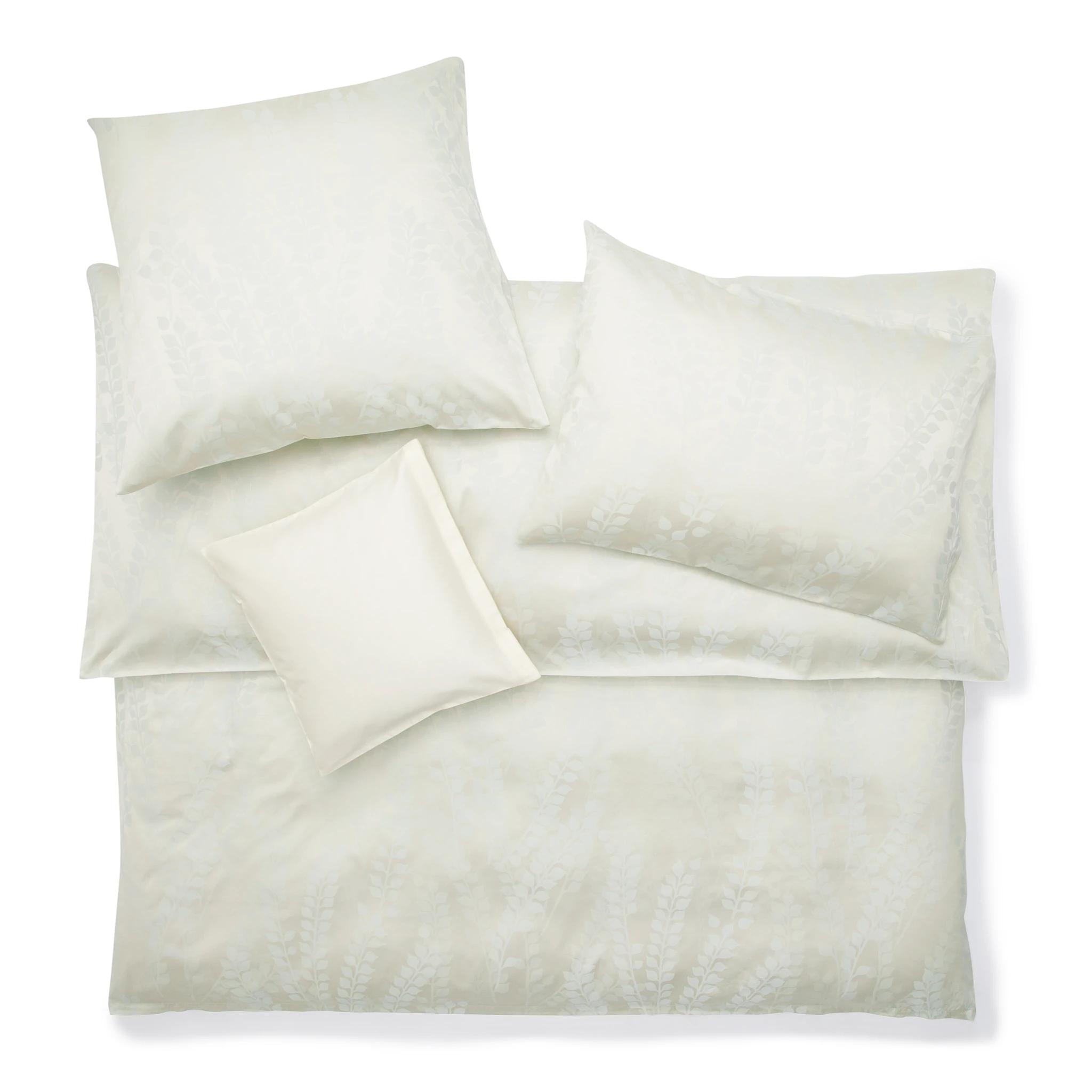 Zimmer + Rohde Bettwäsche TROPICAL LEAF Jacquard Deluxe Vert