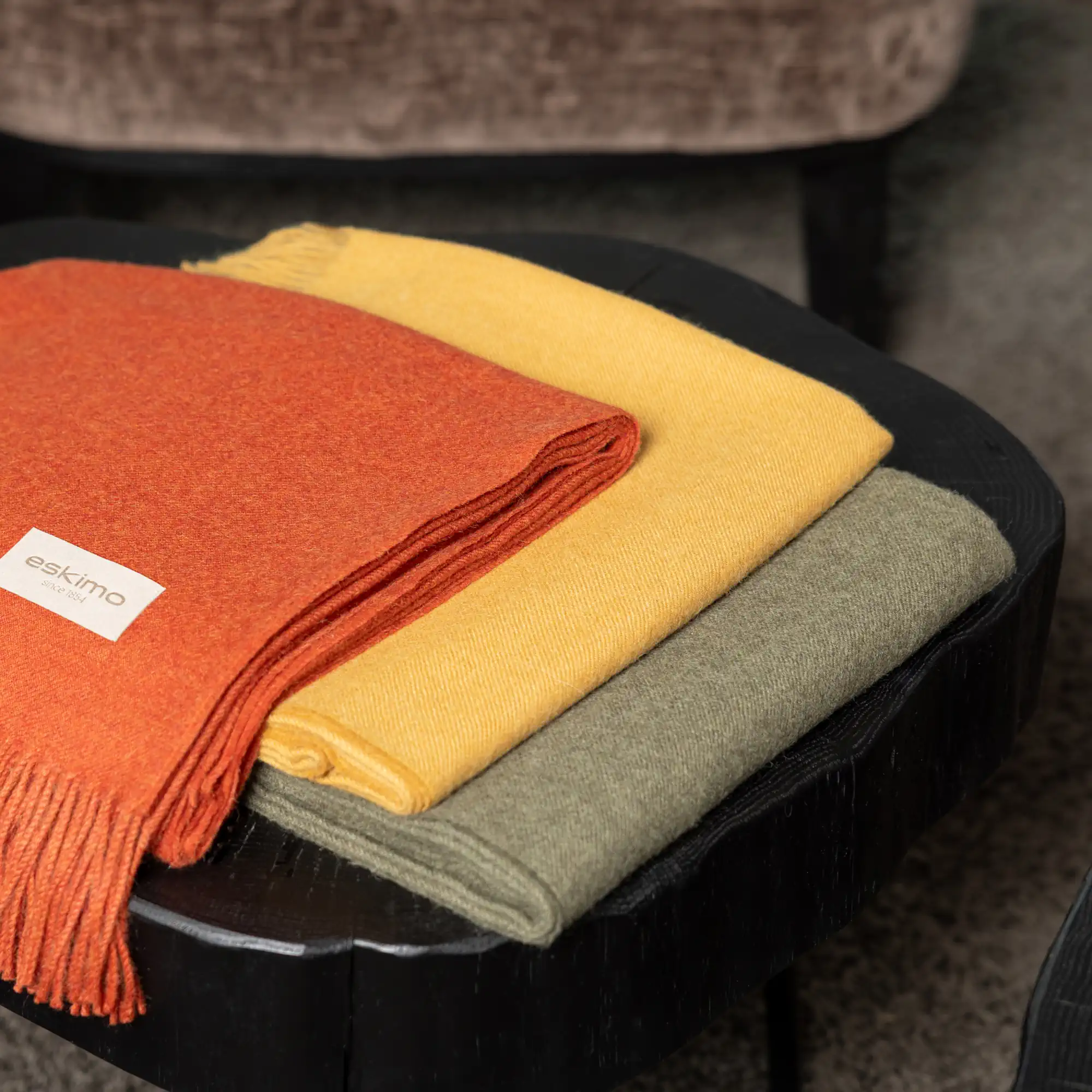 Eskimo Throw APUS Alpaca Olive product picture 1 Eskimo Throw APUS Alpaca Olive 1