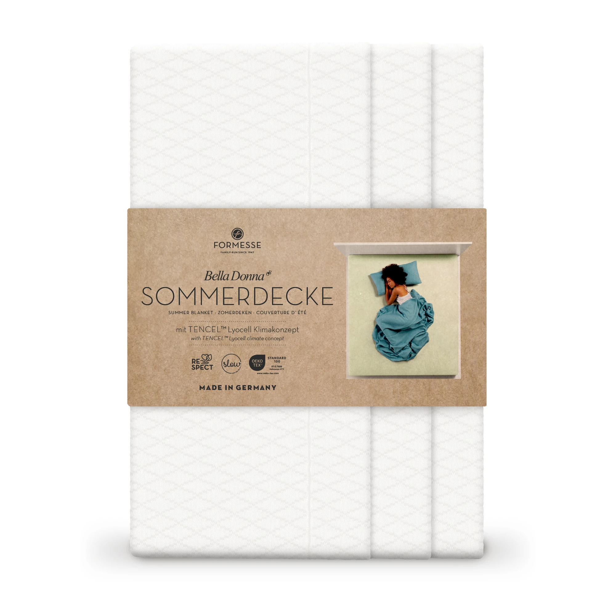 Formesse Sommerdecke BELLA DONNA Wollweiß