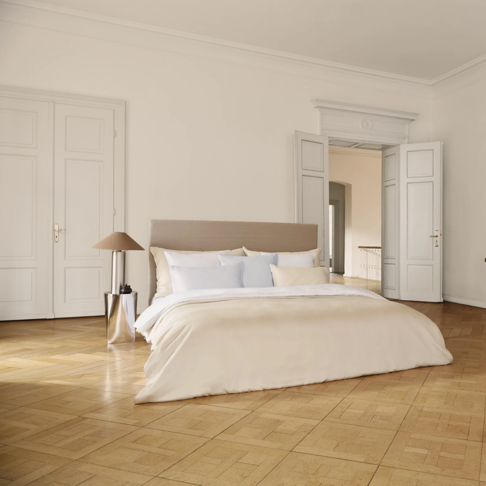 Schlossberg Bettwäsche MICROMODAL Satin Beige Produkt 1 Schlossberg Bettwäsche MICROMODAL Satin Beige 1
