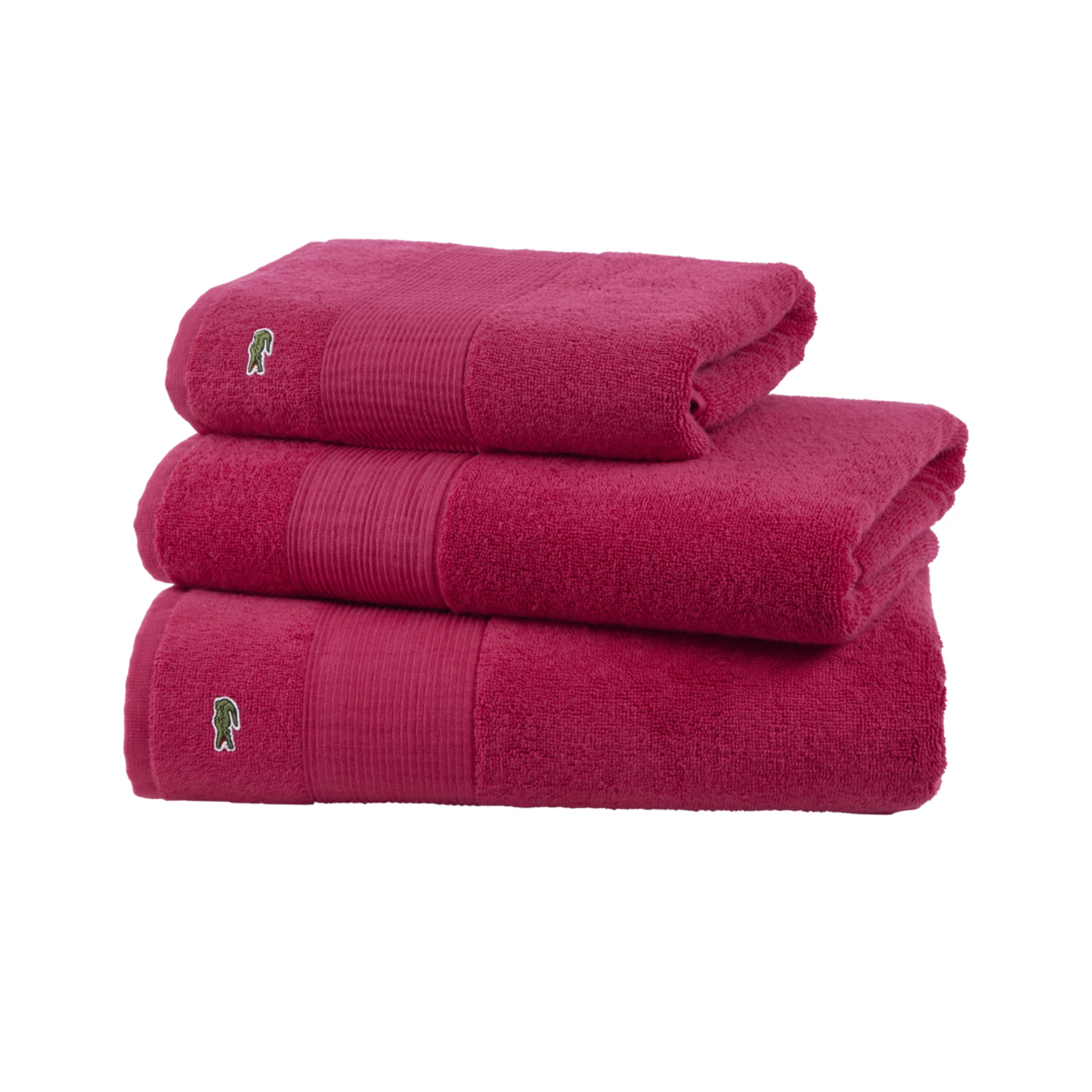 Lacoste Handtuch L LE CROCO Bigarreau
