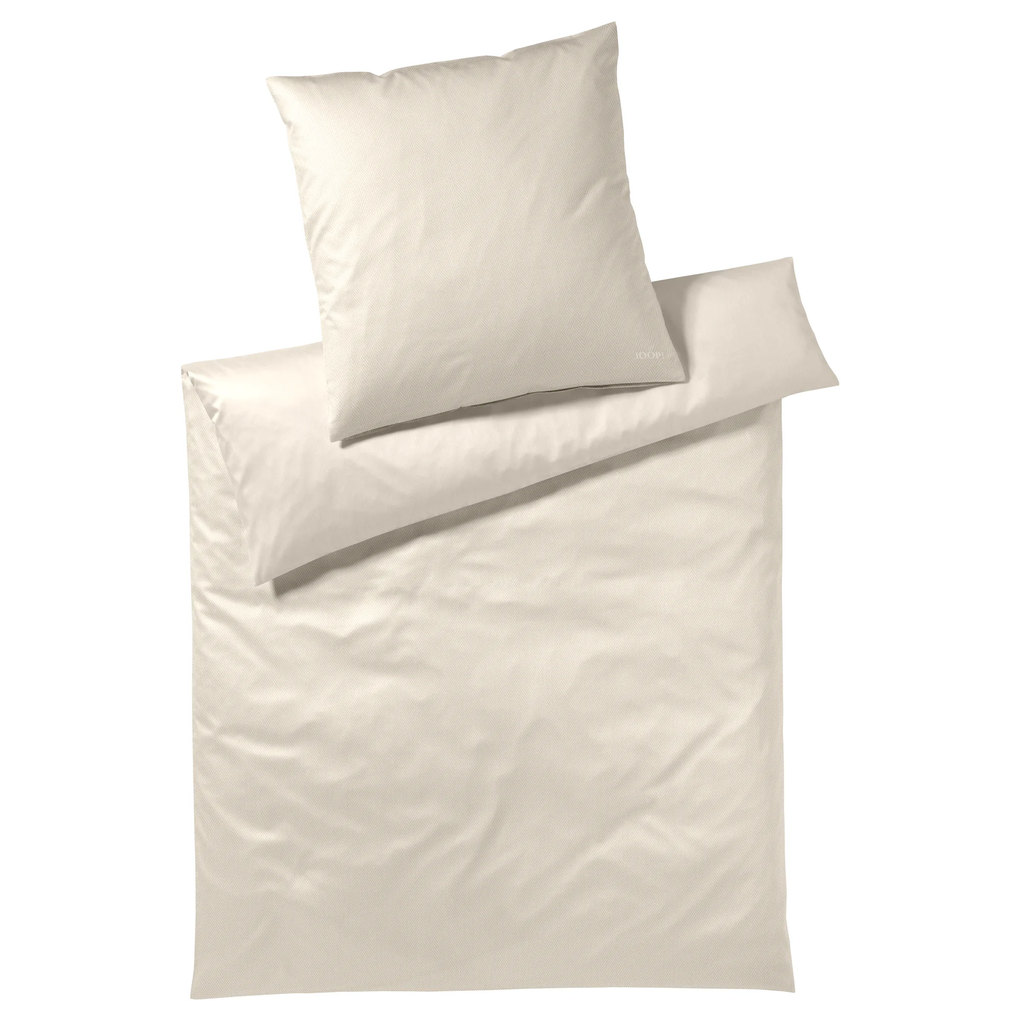 JOOP! Bettwäsche HERRINGBONE Satin Creme Produktbild JOOP! Bettwäsche HERRINGBONE Satin Creme