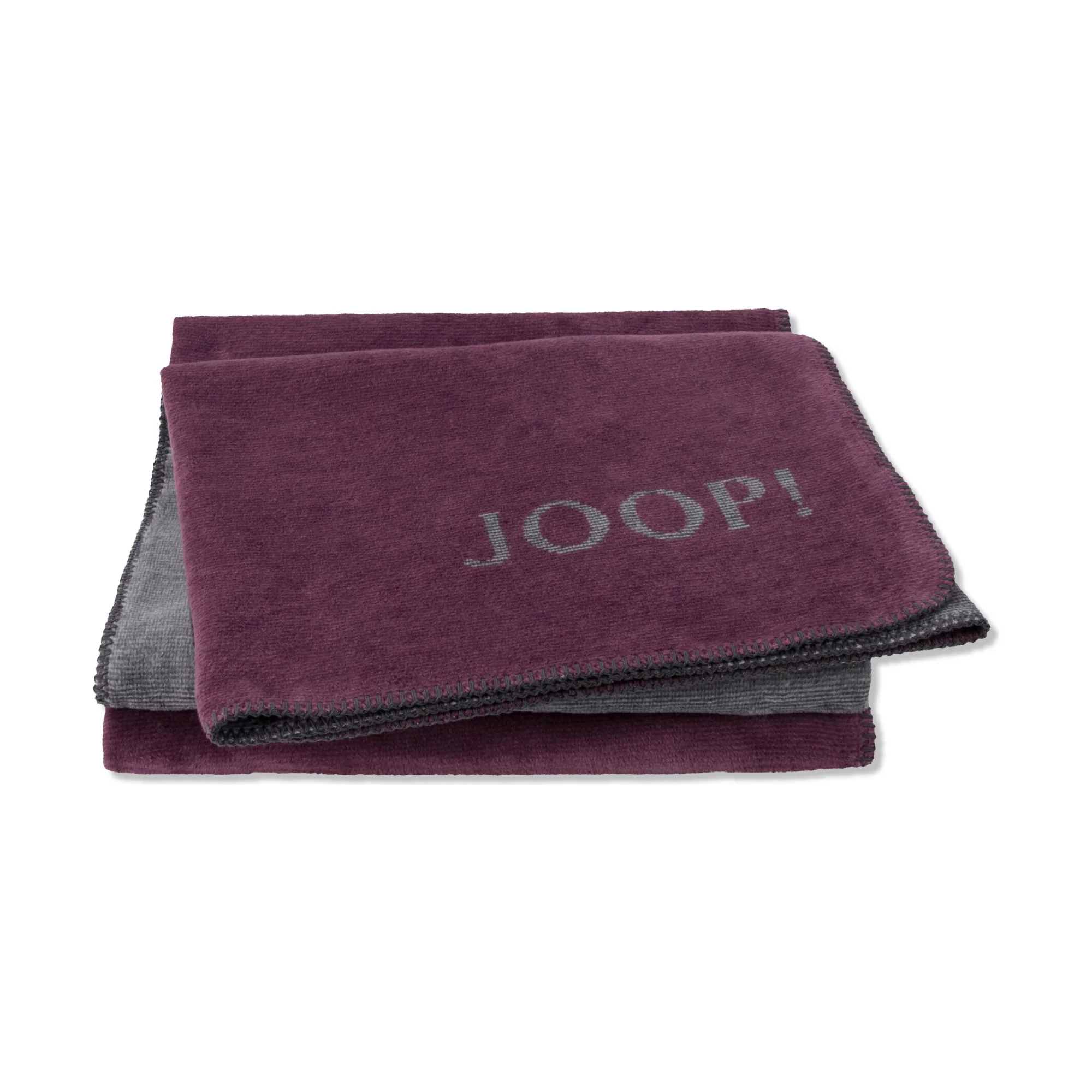 JOOP! Throw MELANGE DOUBLEFACE Berry-Anthracite product picture JOOP! Throw MELANGE DOUBLEFACE Berry-Anthracite
