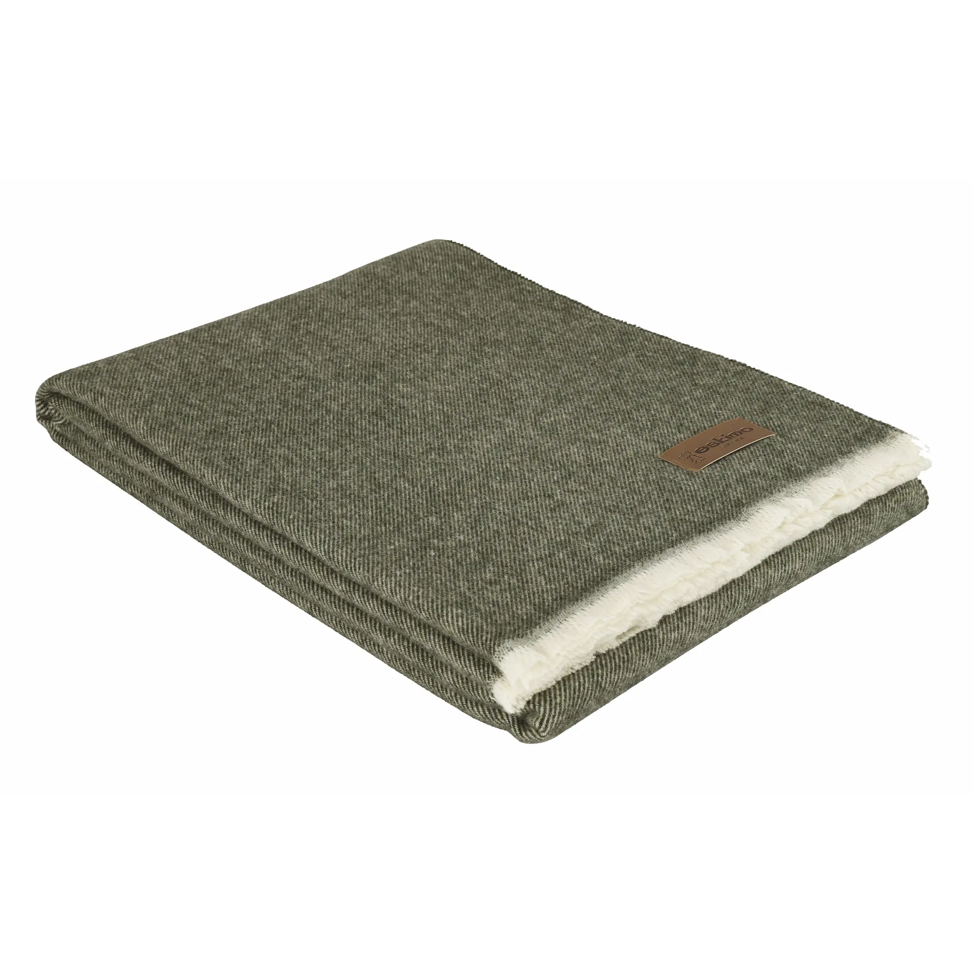 Eskimo Plaid VENEZIA Merinowolle Loden Produktbild Eskimo Plaid VENEZIA Merinowolle Loden