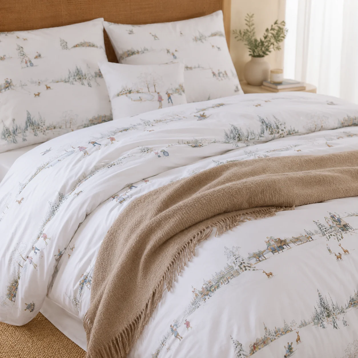 Christian Fischbacher Bed Linen WINTERWONDERLAND Sateen product picture 2 Christian Fischbacher Bed Linen WINTERWONDERLAND Sateen 2