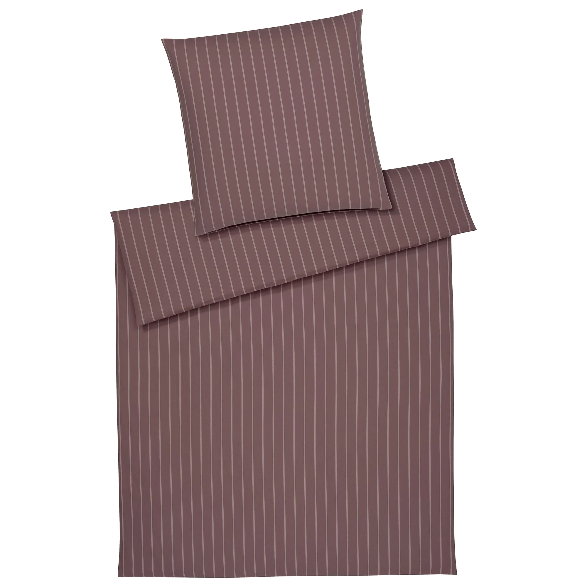 elegante Bettwäsche WINSTON Flanell Rosenholz