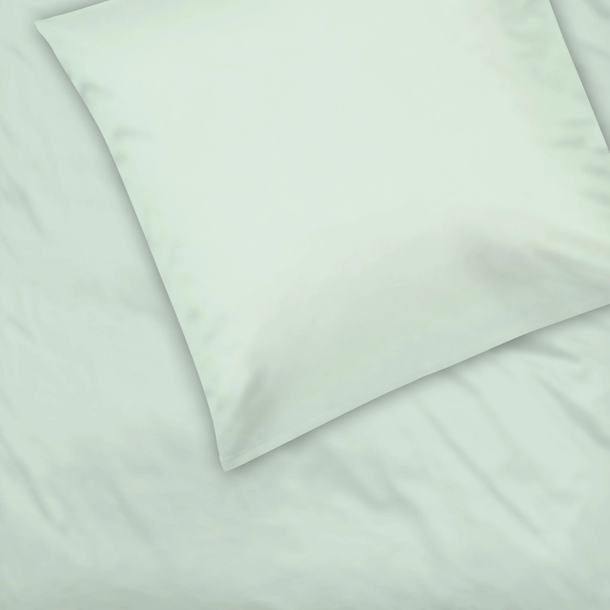 Christian Fischbacher Bettwäsche UNI SATIN Blass Jade