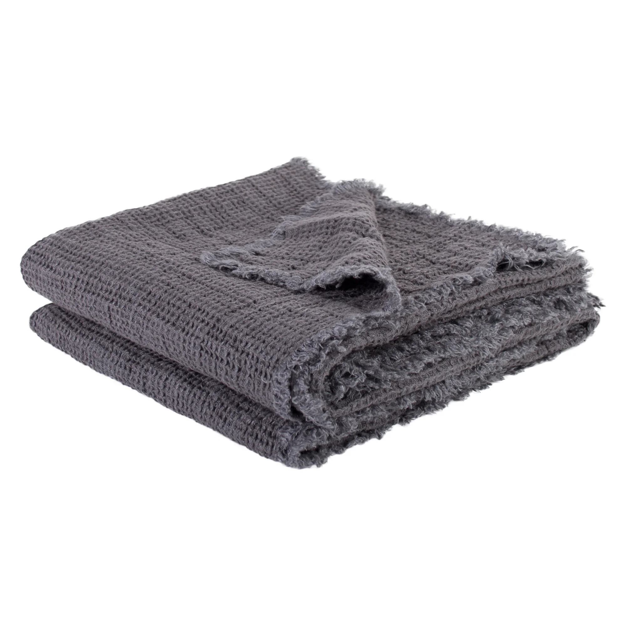 Zoeppritz Plaid HONEYBEE Leinen Charcoal