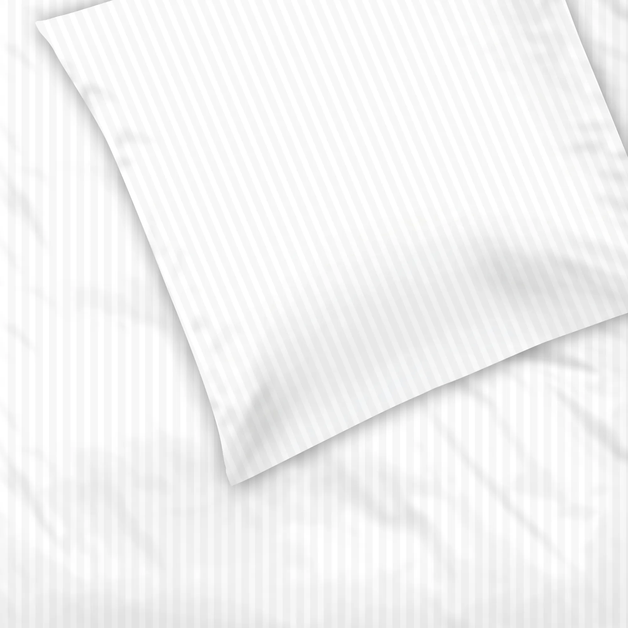 Graser Bettwäsche LINEA Streifen Satin Weiß Produktbild Graser Bettwäsche LINEA Streifen Satin Weiß