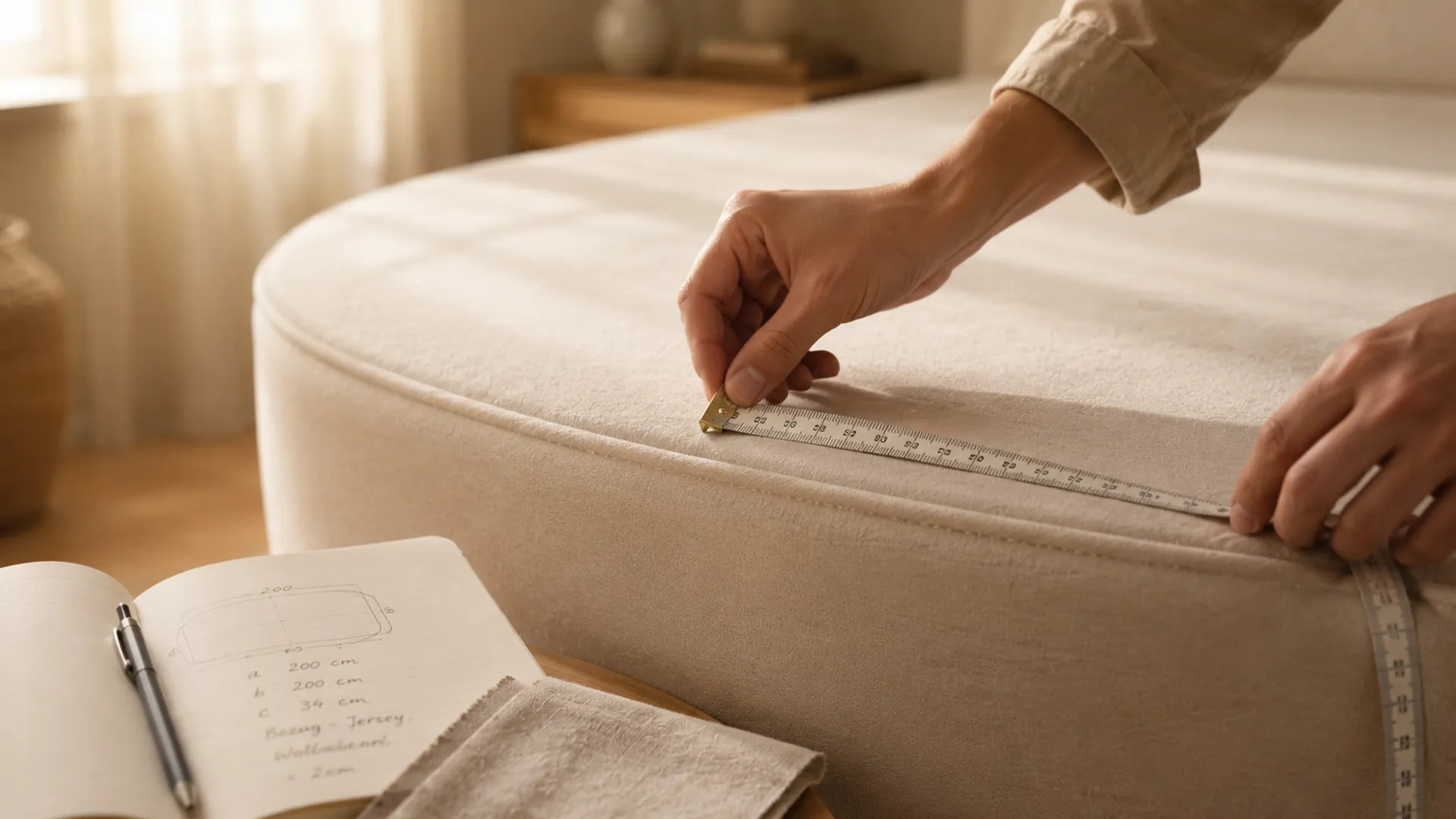 Bella Donna Spannbettlaken nach Maß — Sonderkonfektion für Übergrößen, Wohnwagen und Boxspringbetten