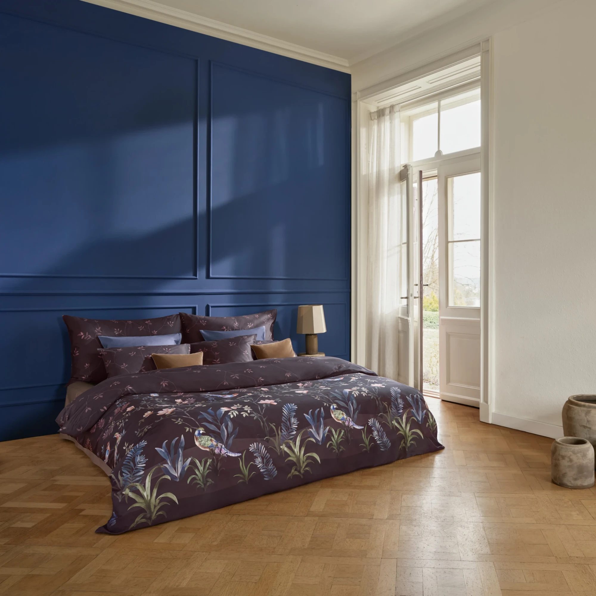 Schlossberg Bettwäsche GAIA Satin Noblesse Aubergine 3