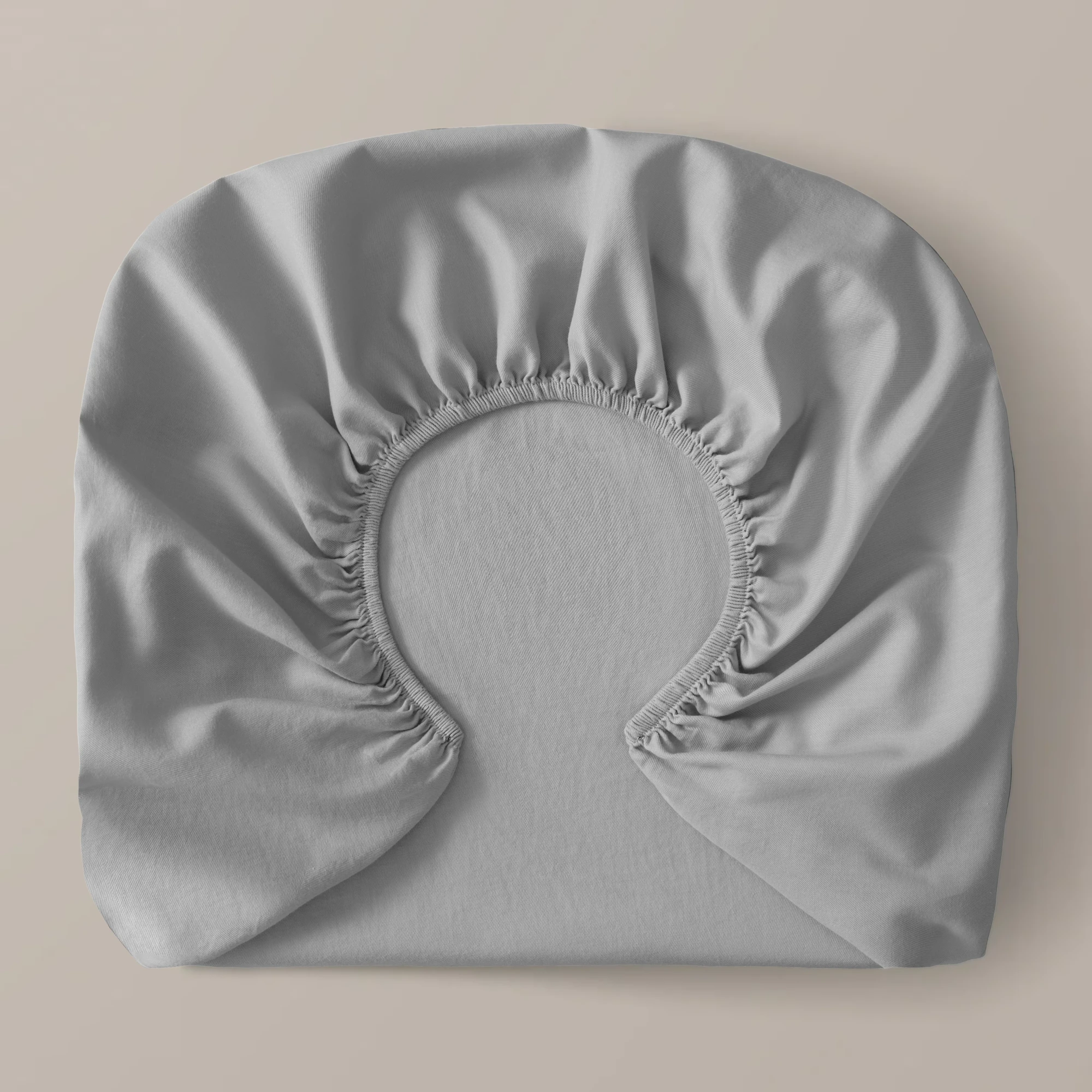 Royfort Luxus Spannbettlaken KASCHMIR Sanftgrau