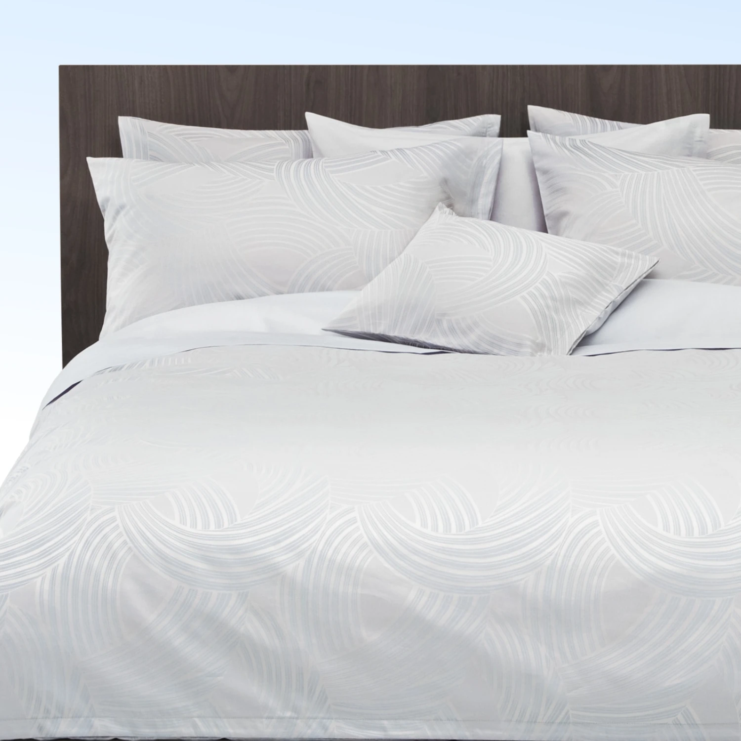 Zimmer + Rohde Bettwäsche CURVE Jacquard Gris