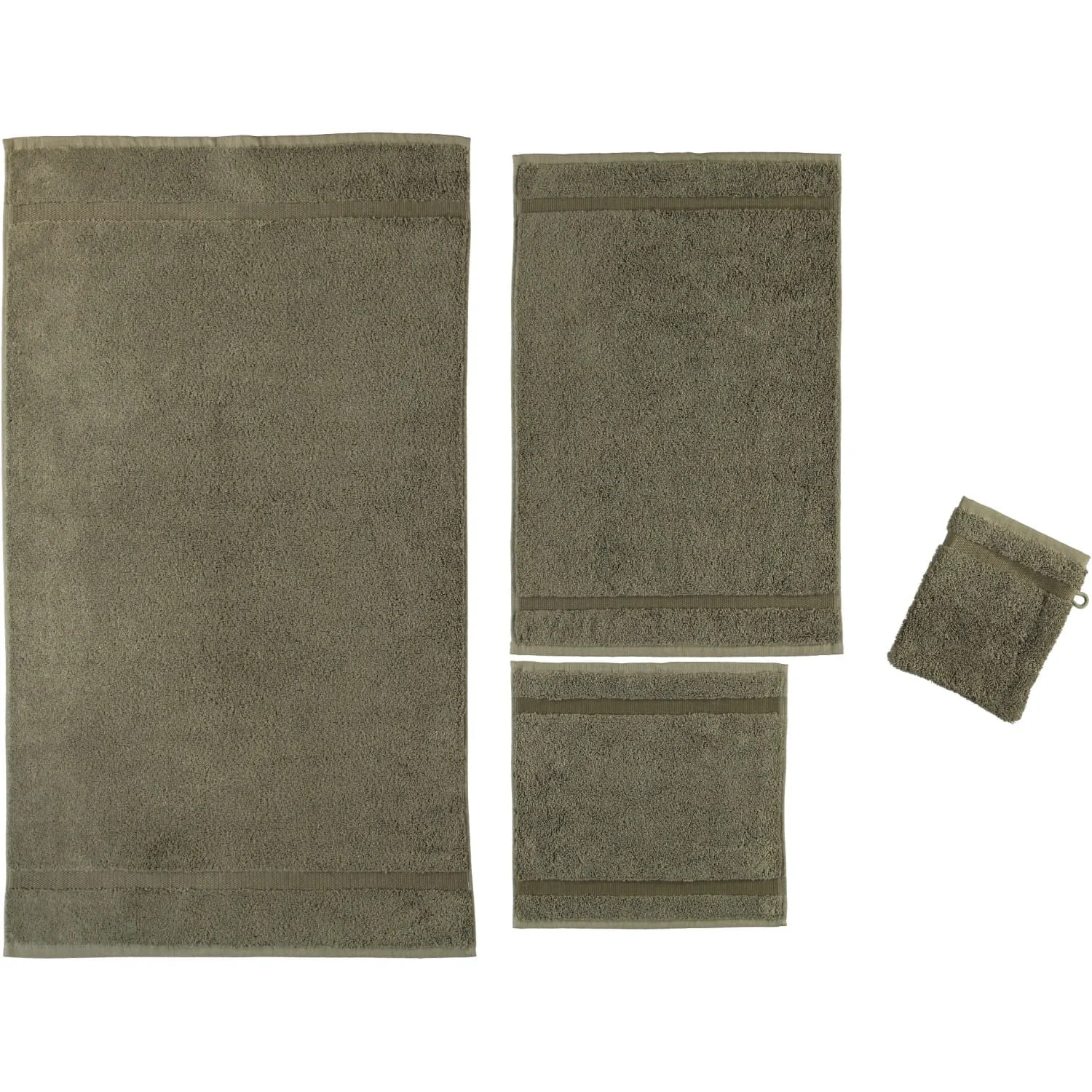 ◾Rhomtuft Handtücher PRINCESS Taupe