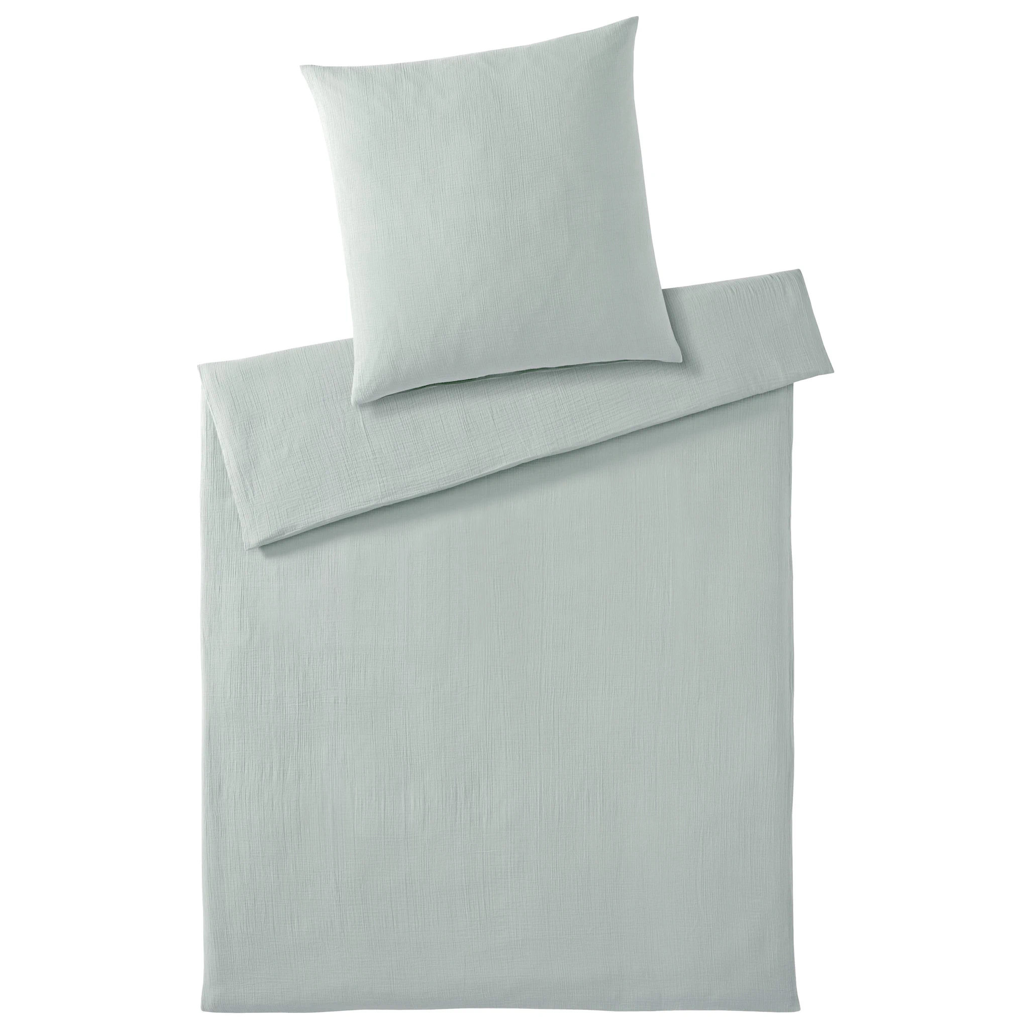 elegante Bettwäsche SMOOTH Musselin Mint